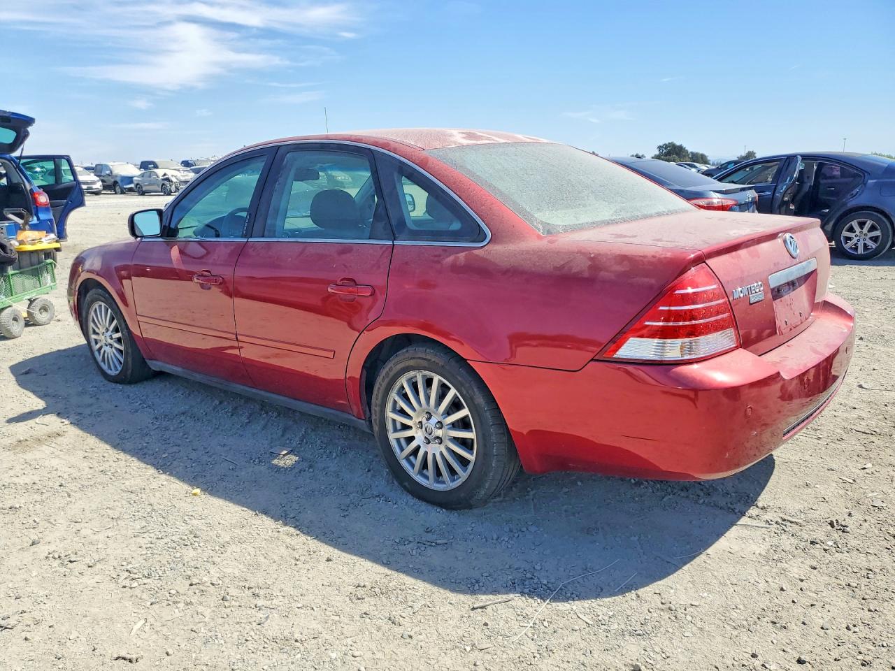2006 Mercury Montego Premier Red vin: 1MEHM42196G610045