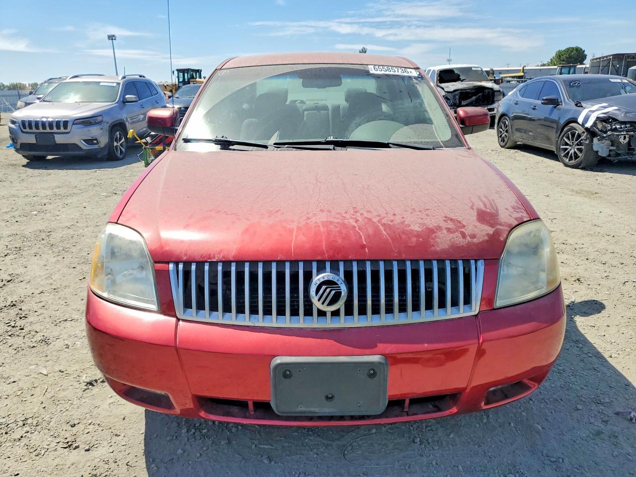 2006 Mercury Montego Premier Red vin: 1MEHM42196G610045