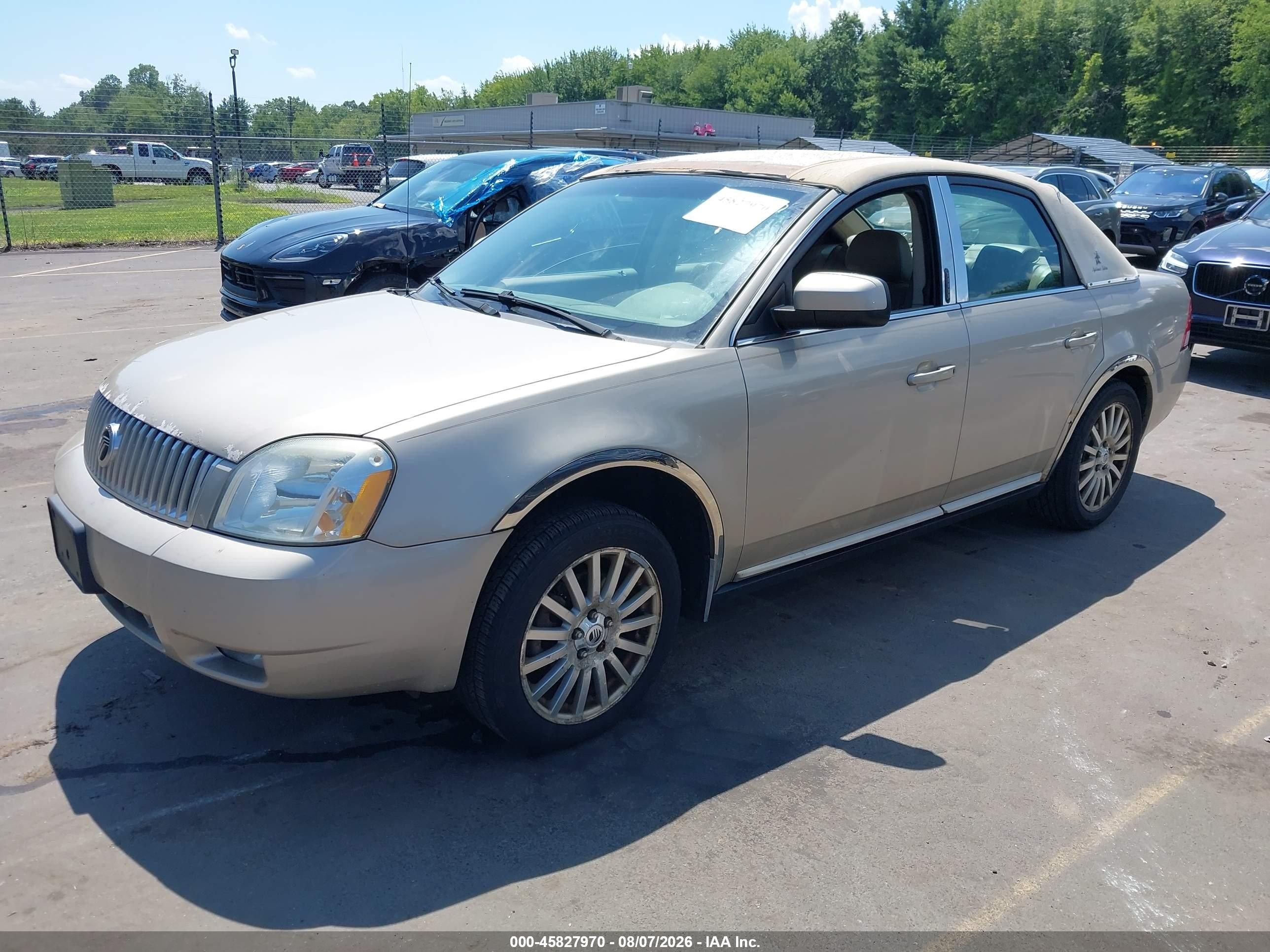 2006 Mercury Montego Premier Золотой vin: 1MEHM42196G610675