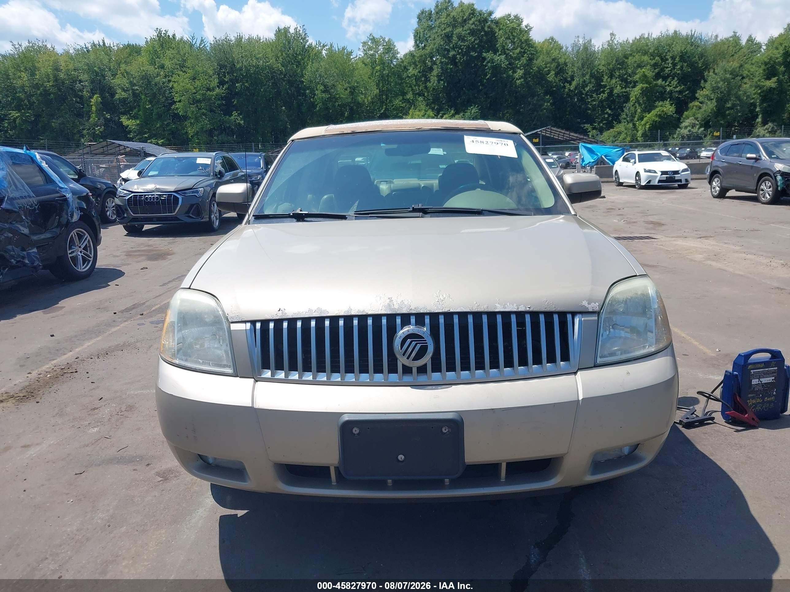 2006 Mercury Montego Premier Золотой vin: 1MEHM42196G610675