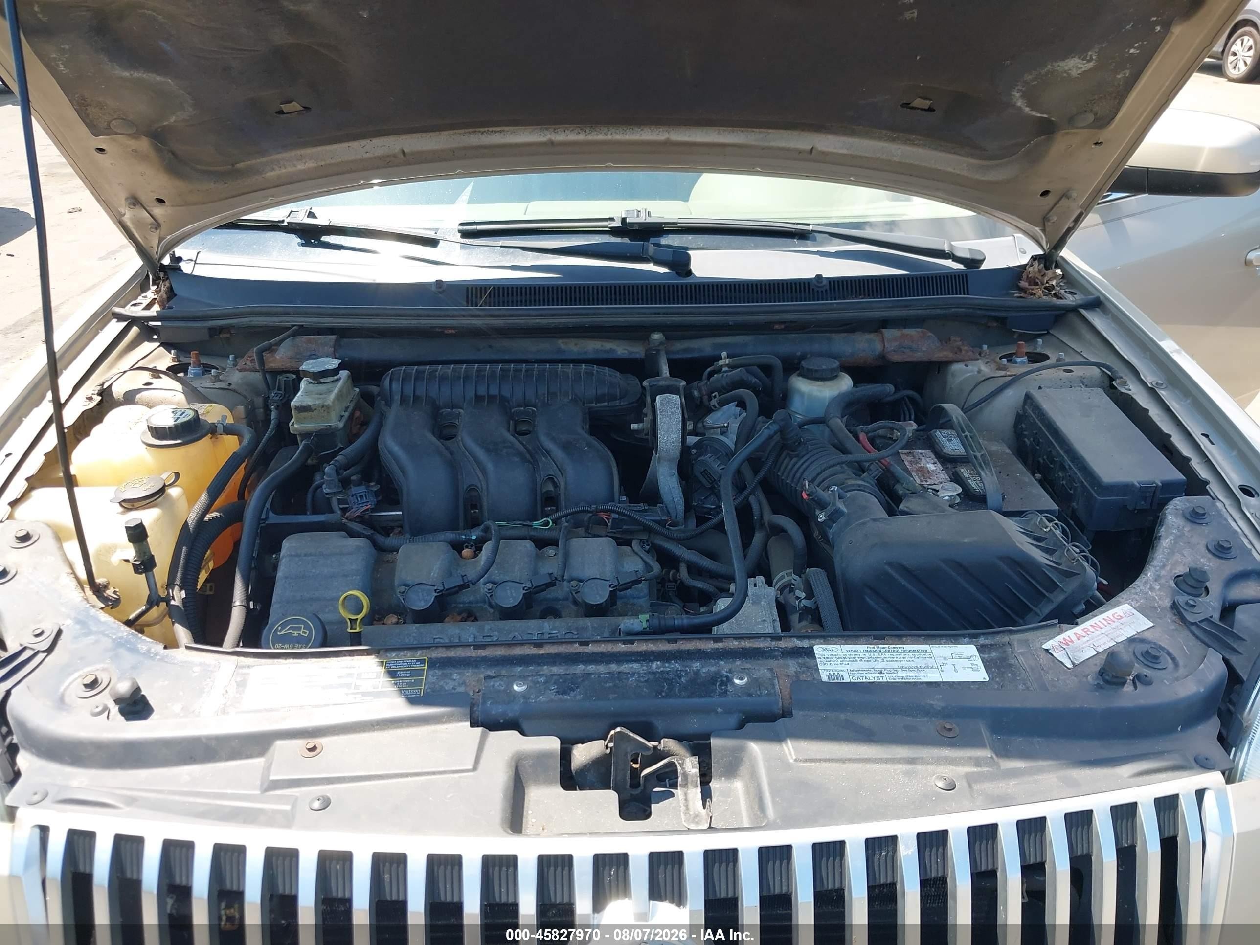 2006 Mercury Montego Premier Золотой vin: 1MEHM42196G610675