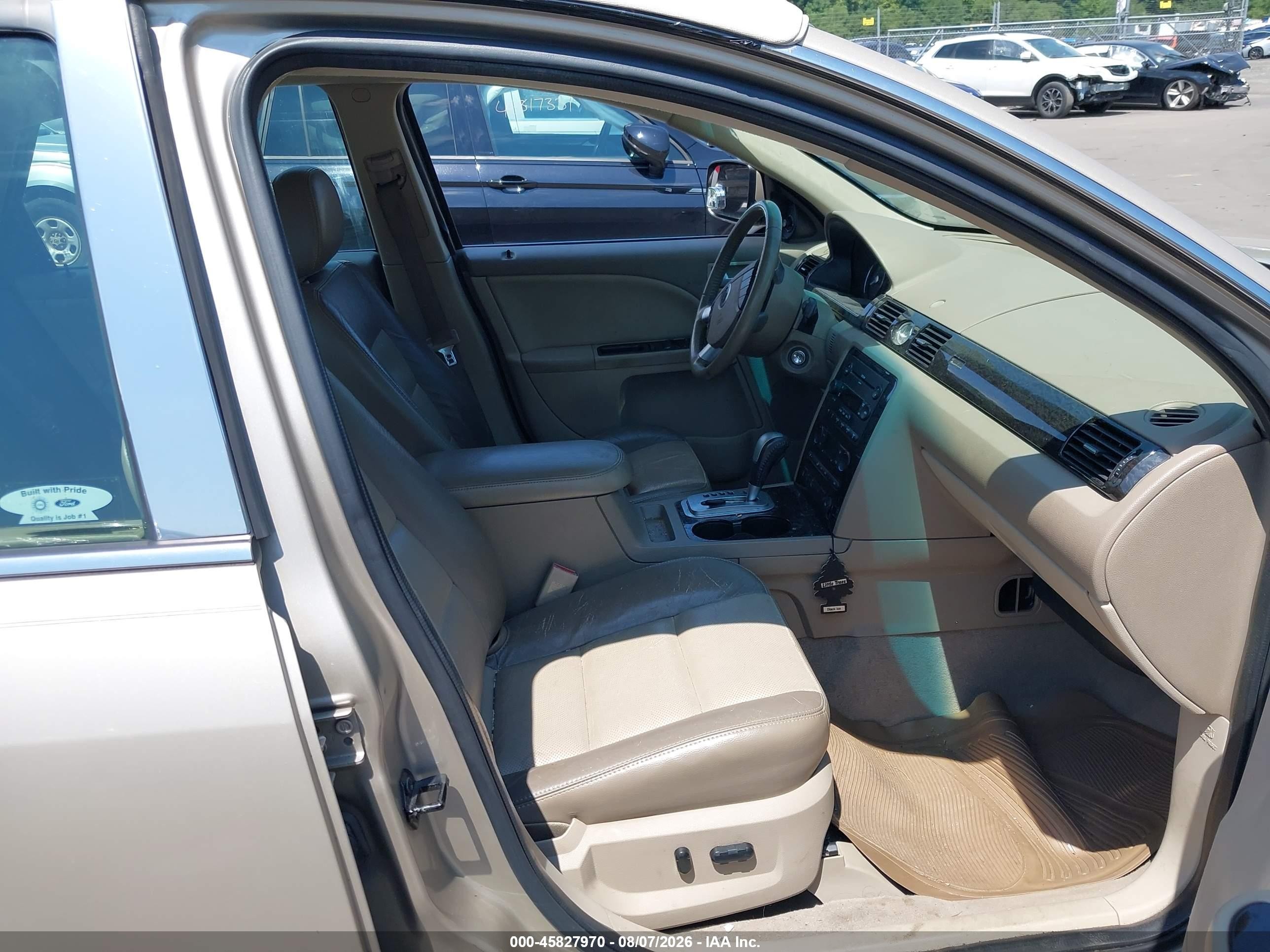 2006 Mercury Montego Premier Золотой vin: 1MEHM42196G610675