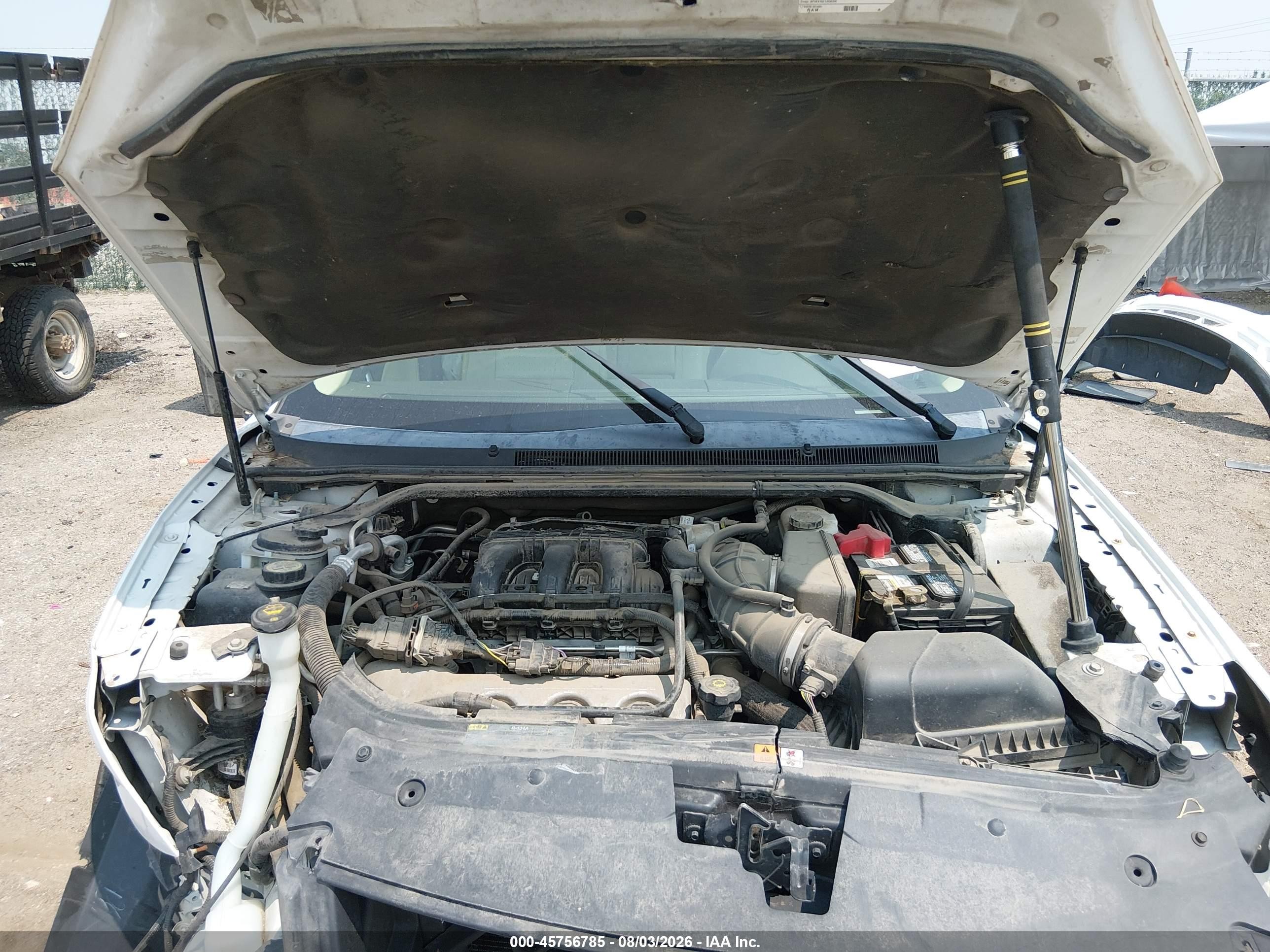 2008 Mercury Sable Premier White vin: 1MEHM42W08G623779