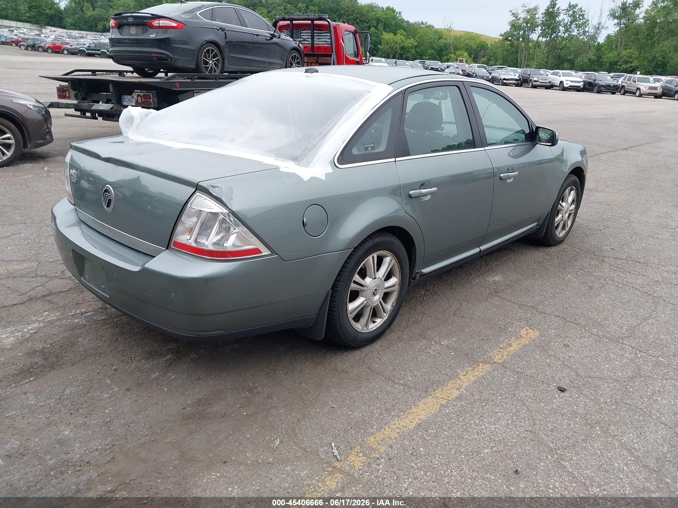 2008 Mercury Sable Premier Green vin: 1MEHM42W28G602111