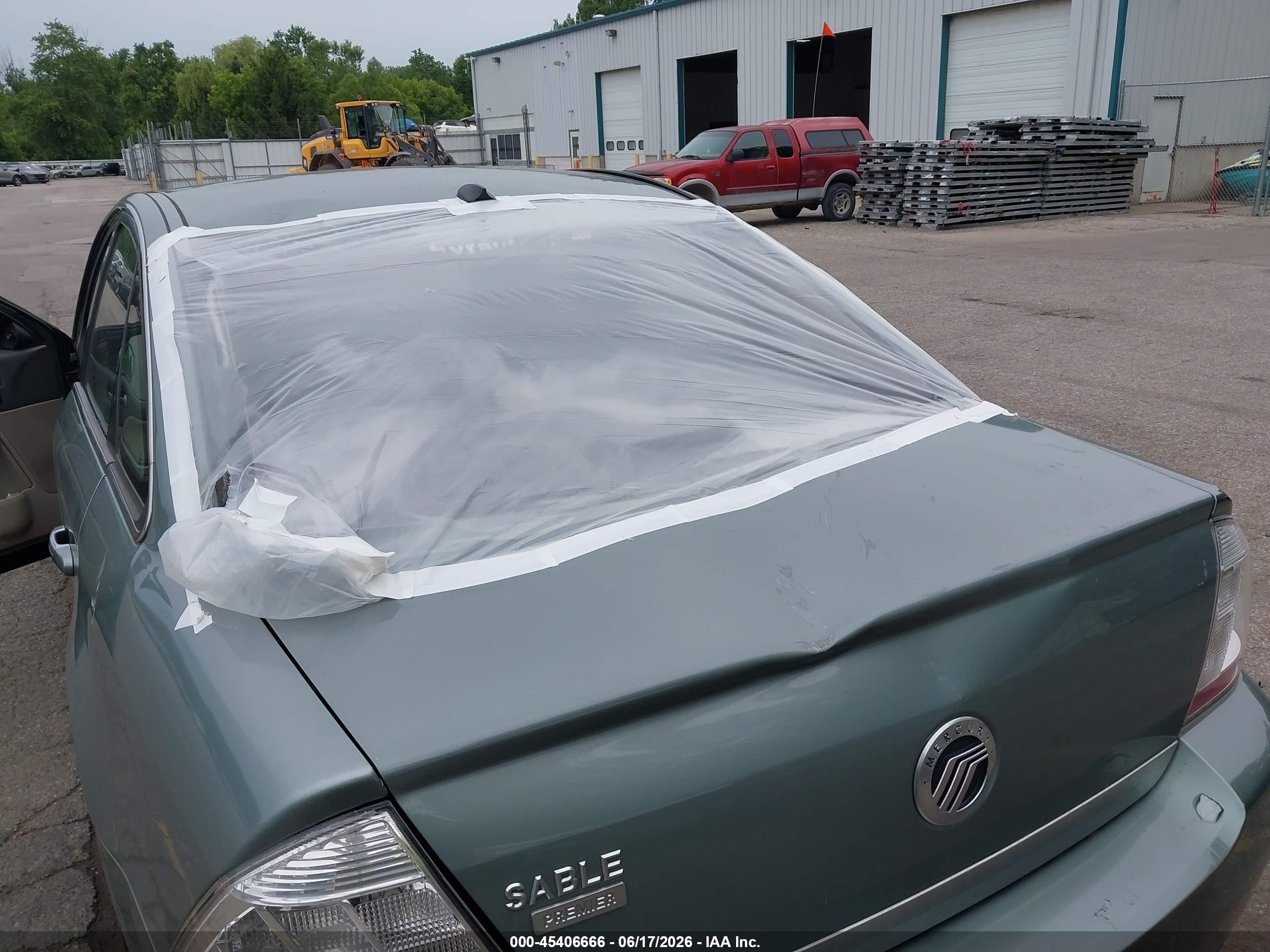 2008 Mercury Sable Premier Green vin: 1MEHM42W28G602111