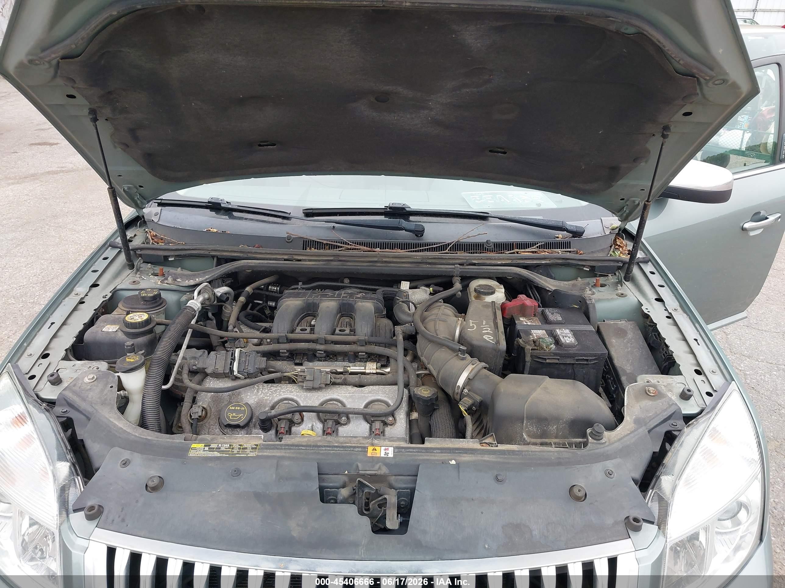 2008 Mercury Sable Premier Green vin: 1MEHM42W28G602111