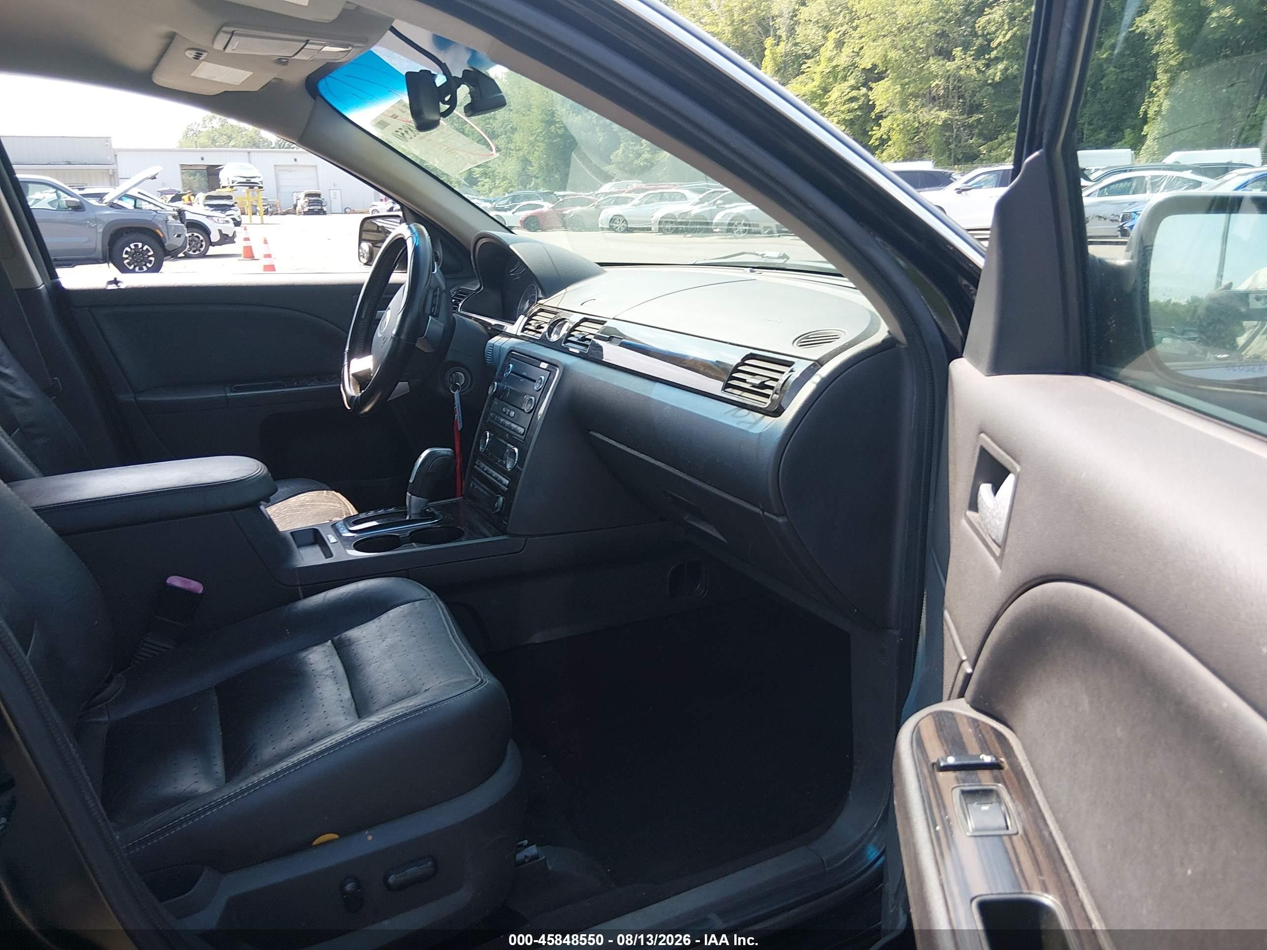 2008 Mercury Sable Premier Black vin: 1MEHM42W28G619345