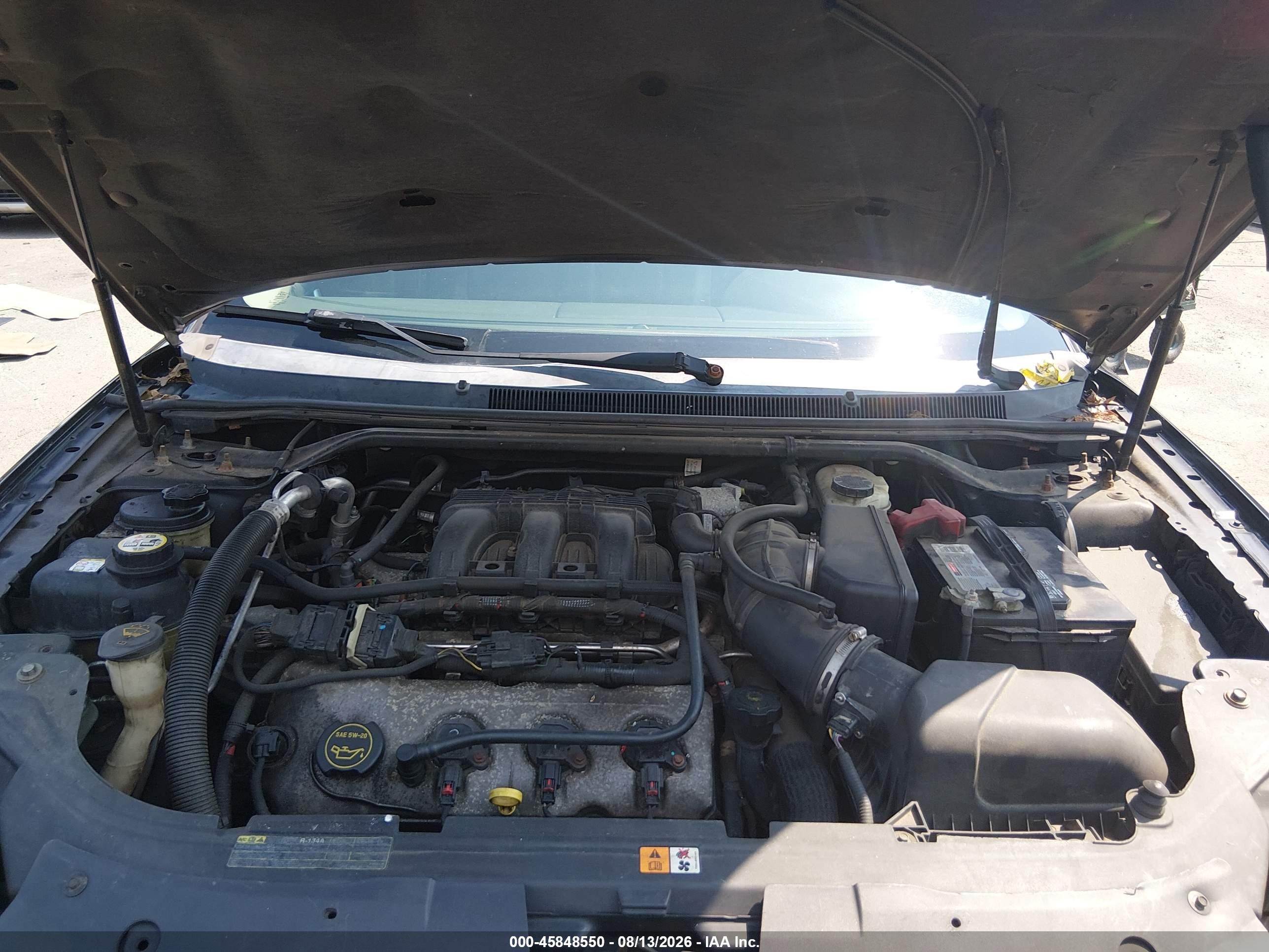 2008 Mercury Sable Premier Black vin: 1MEHM42W28G619345