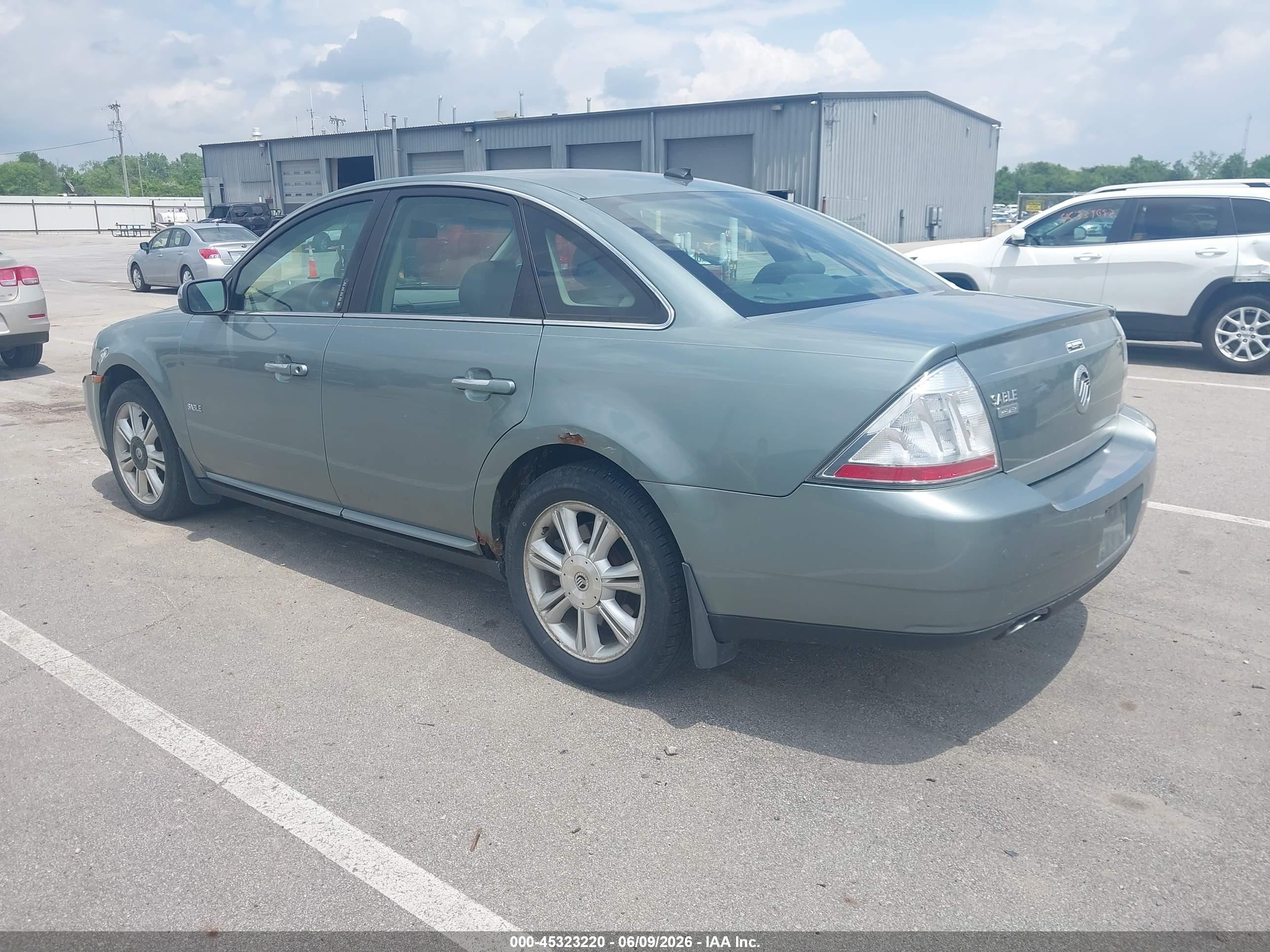 2008 Mercury Sable Premier Teal vin: 1MEHM42W38G615935