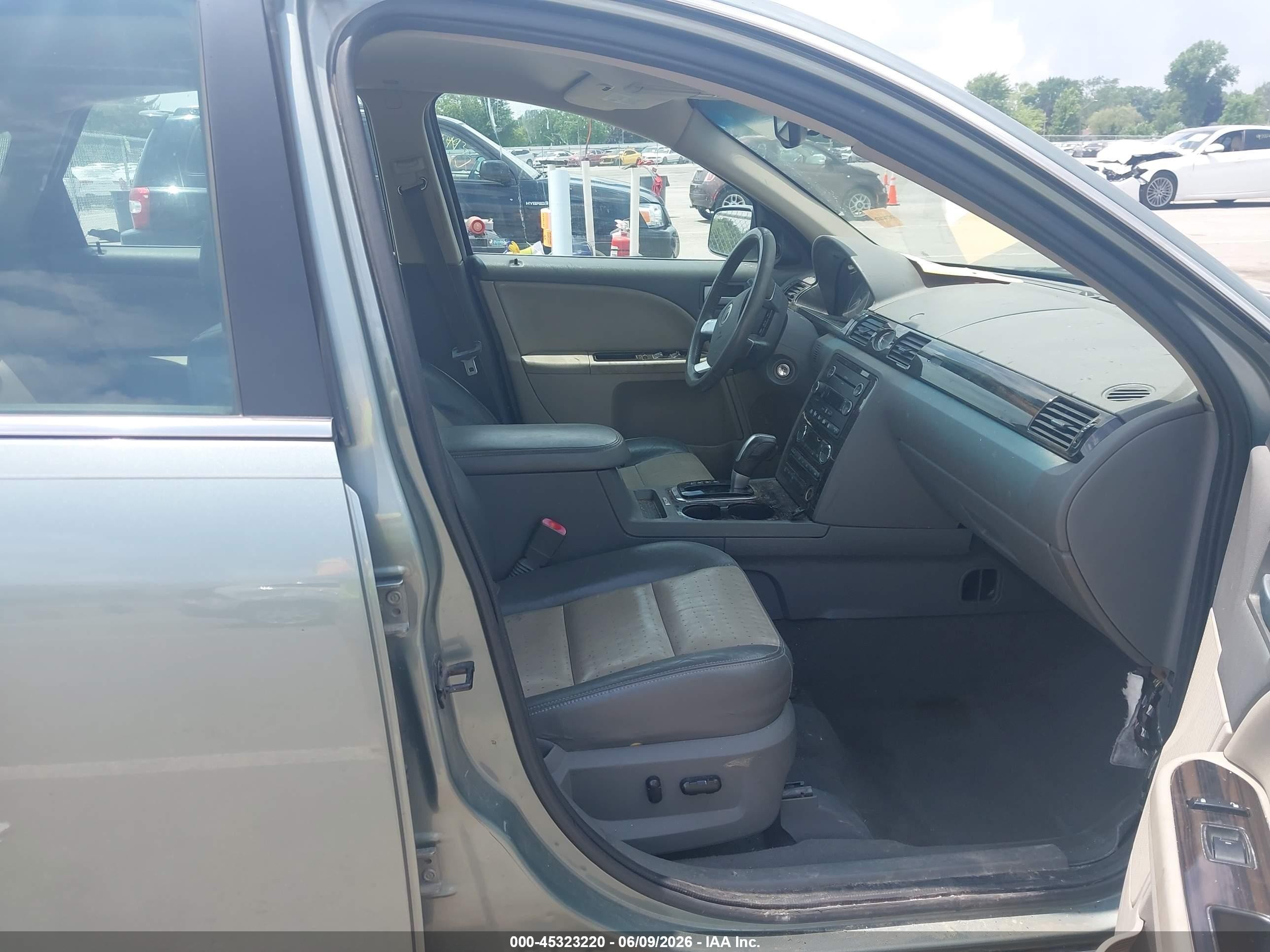 2008 Mercury Sable Premier Teal vin: 1MEHM42W38G615935