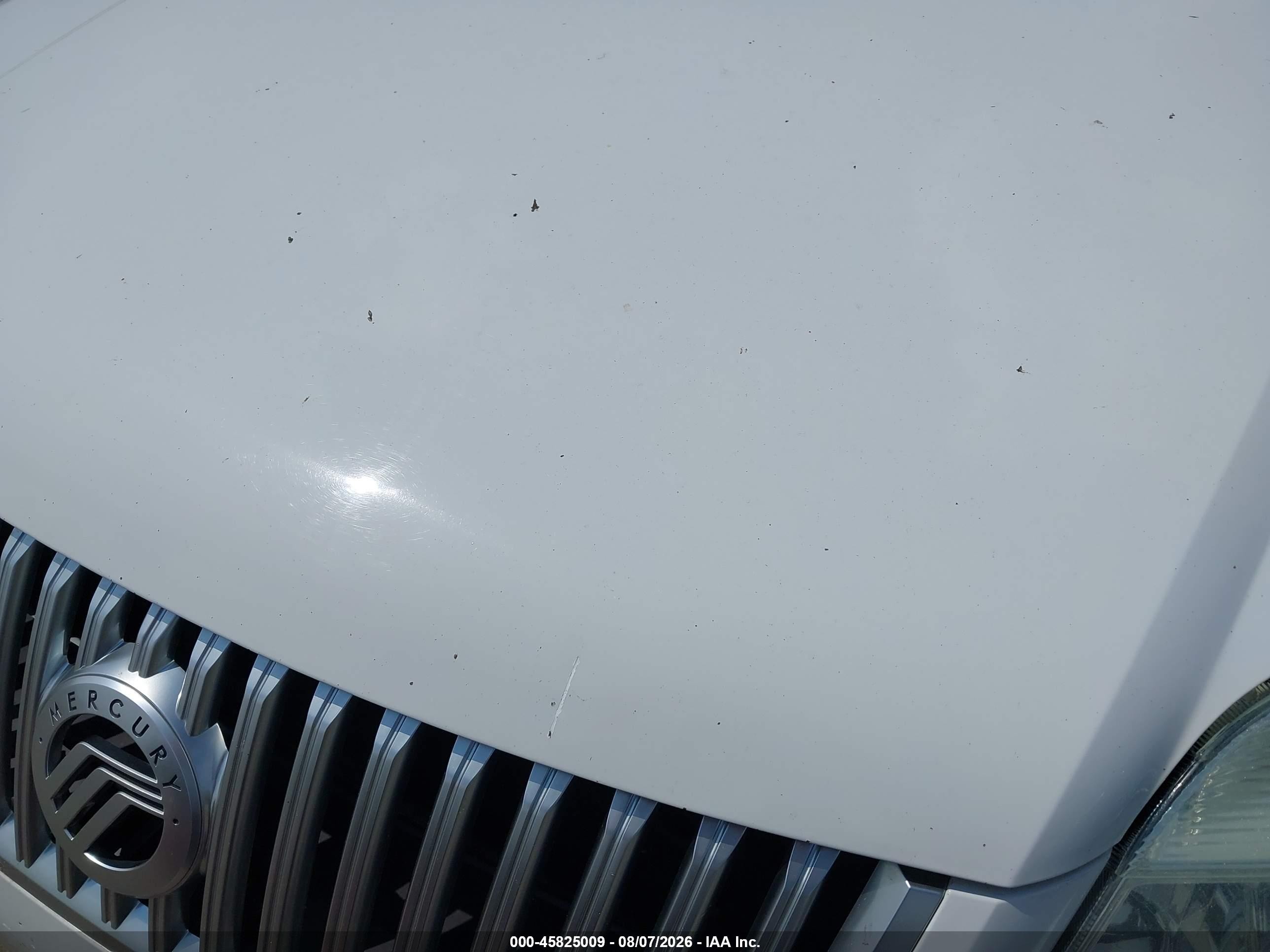 2008 Mercury Sable Premier White vin: 1MEHM42W38G622951