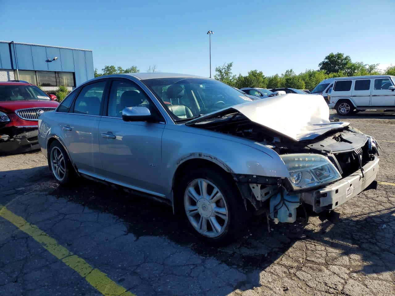 2008 Mercury Sable Premier Серебряный vin: 1MEHM42W58G609800