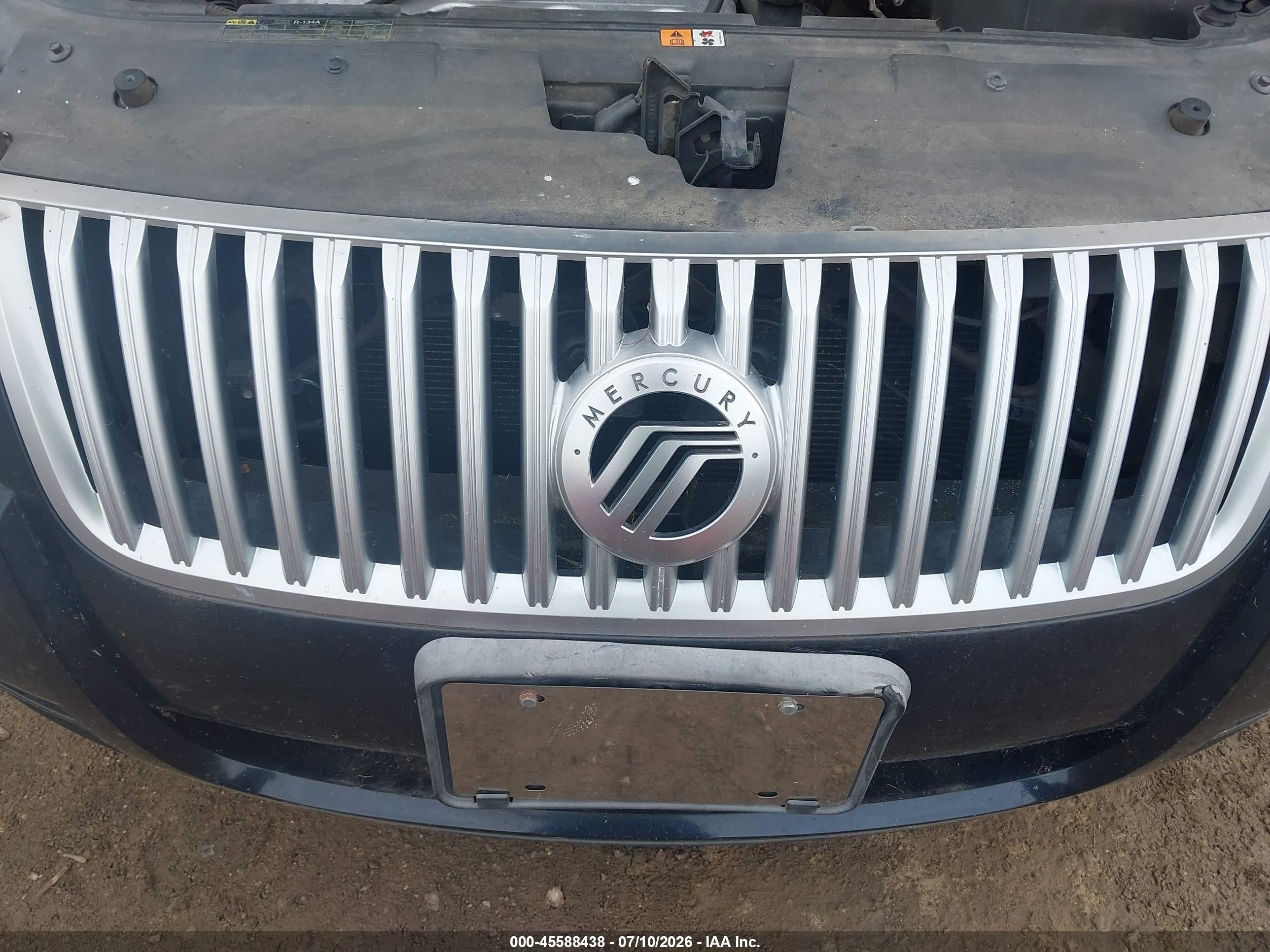 2008 Mercury Sable Premier Черный vin: 1MEHM42W58G626922