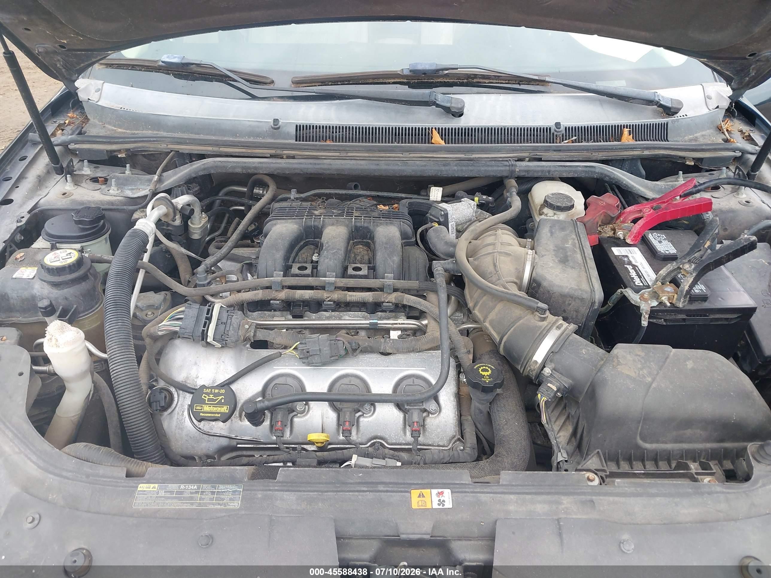 2008 Mercury Sable Premier Черный vin: 1MEHM42W58G626922