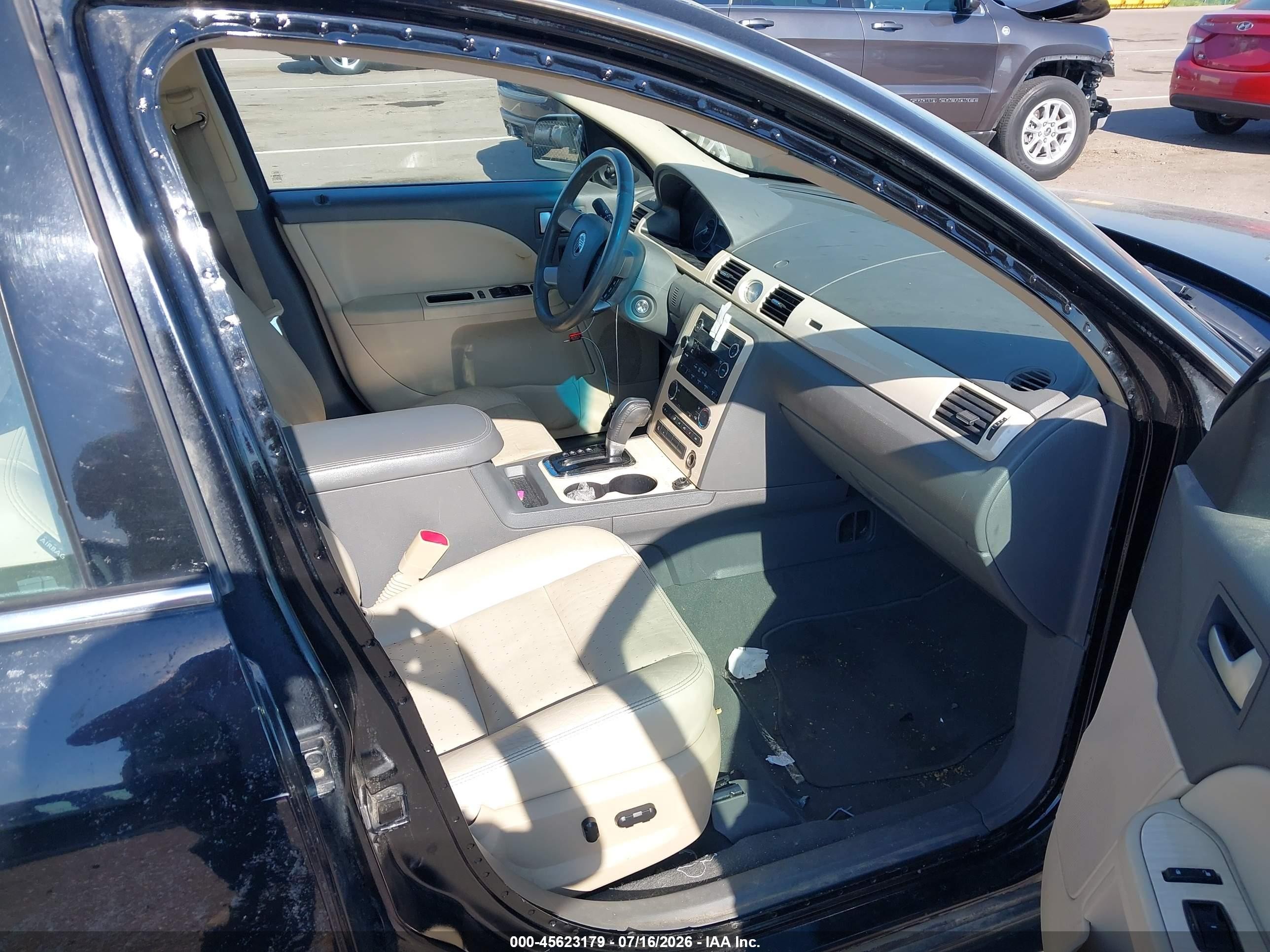 2008 Mercury Sable Premier Black vin: 1MEHM42W98G605524