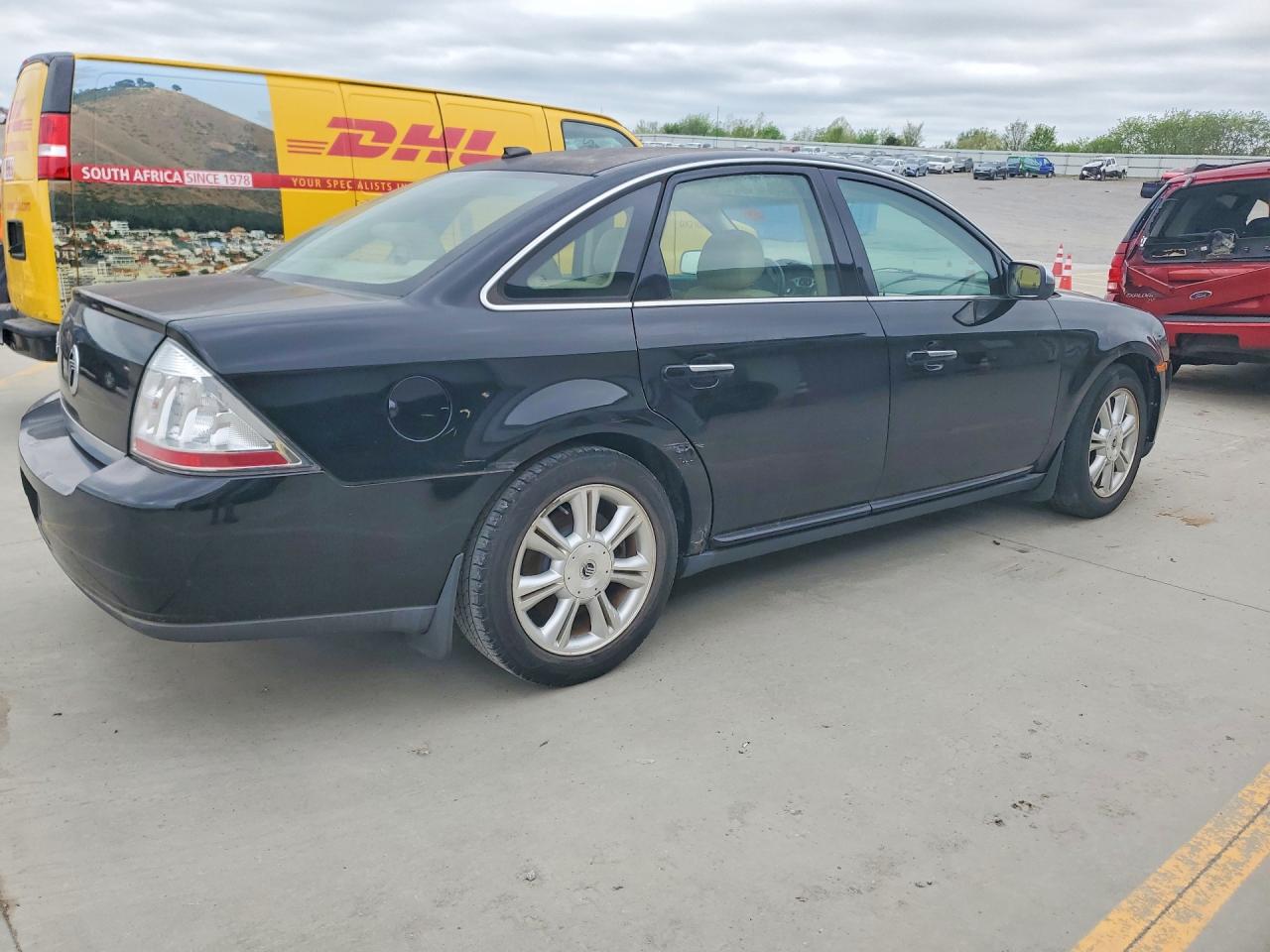 2008 Mercury Sable Premier Black vin: 1MEHM42W98G620976