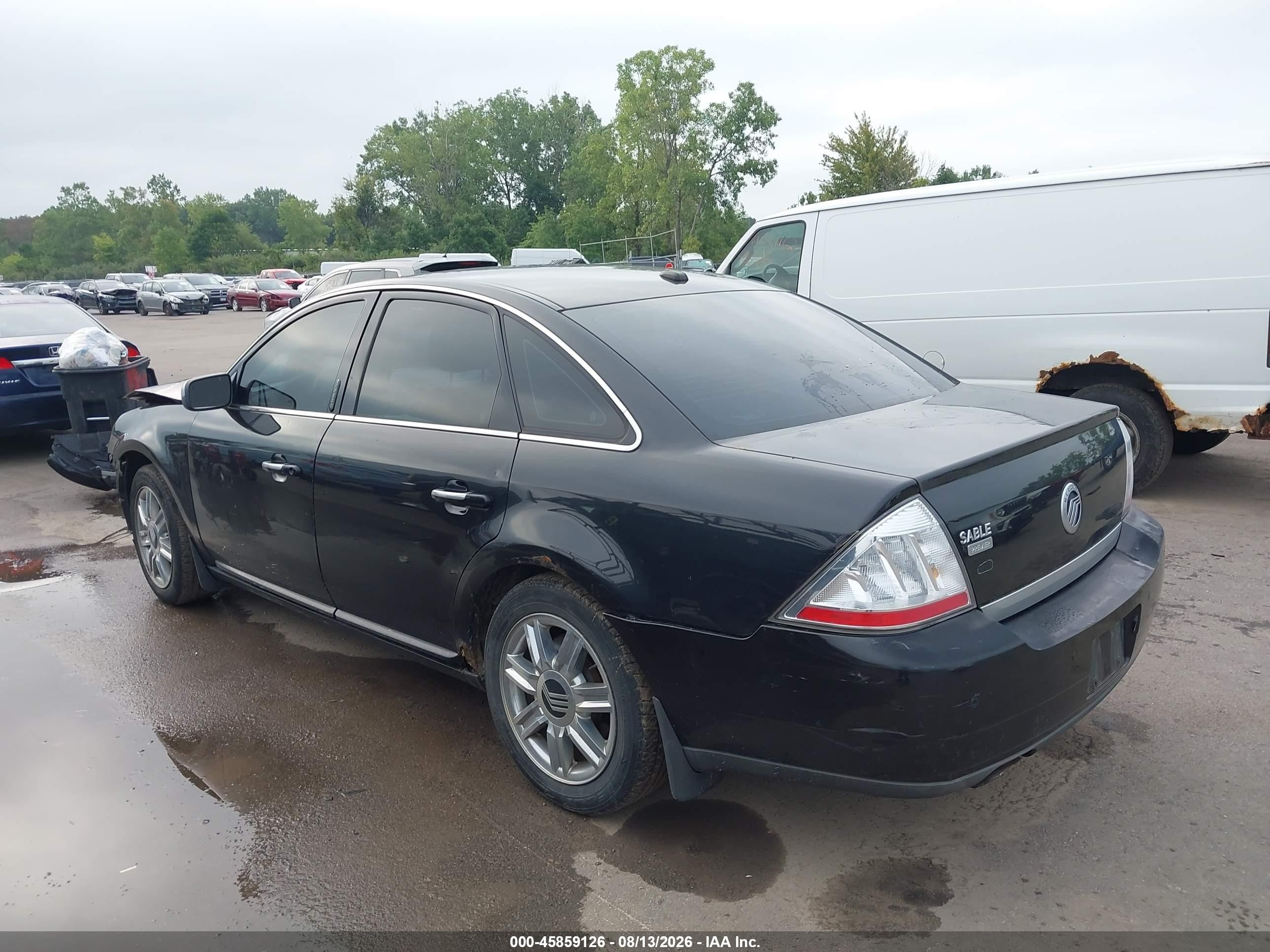 2009 Mercury Sable Premier Black vin: 1MEHM42W99G633194
