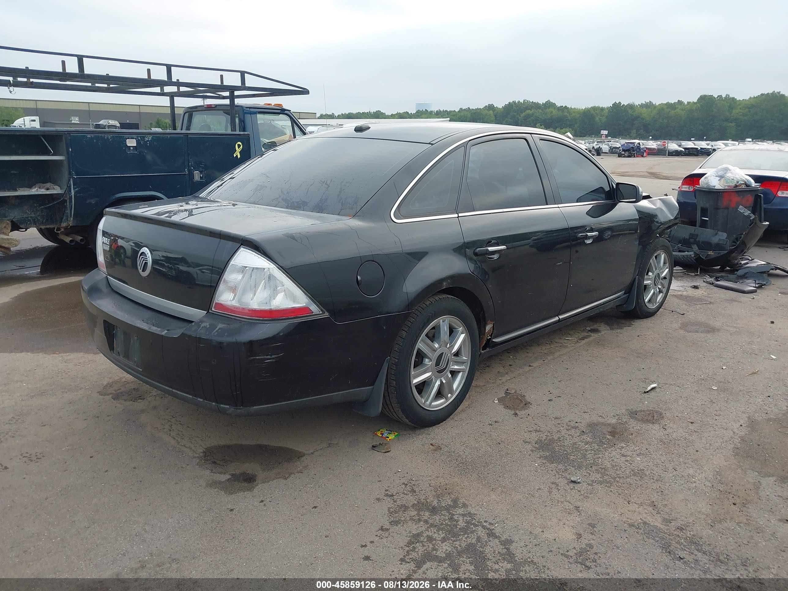 2009 Mercury Sable Premier Black vin: 1MEHM42W99G633194