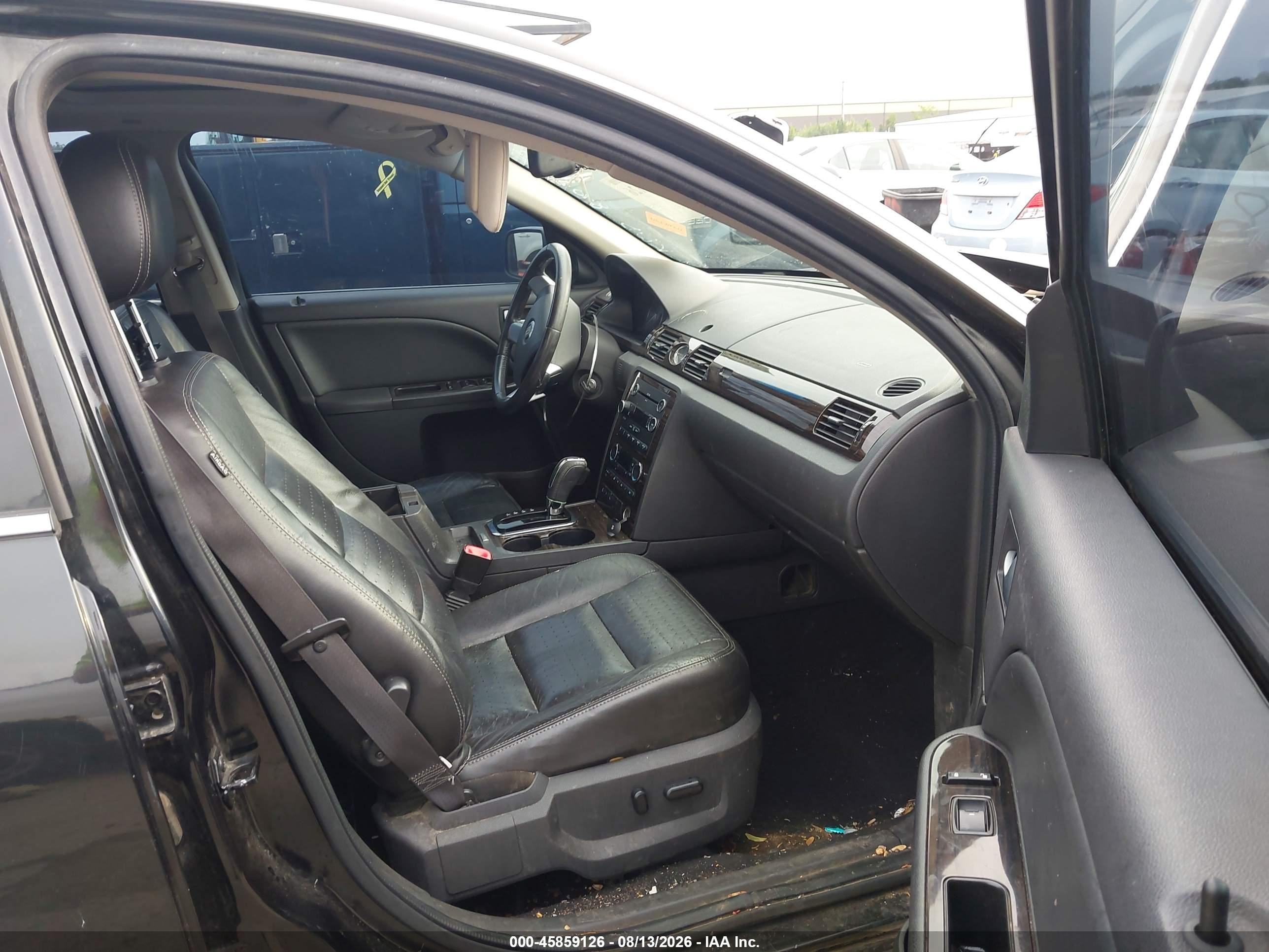 2009 Mercury Sable Premier Black vin: 1MEHM42W99G633194