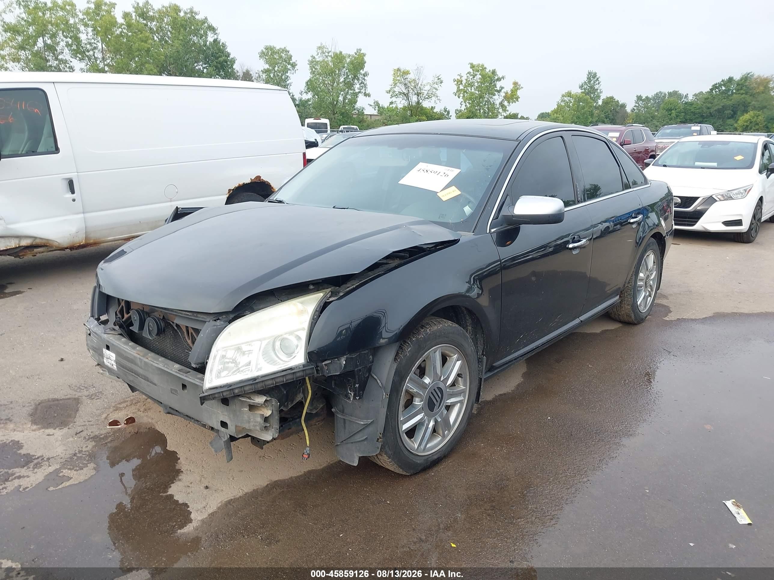2009 Mercury Sable Premier Black vin: 1MEHM42W99G633194