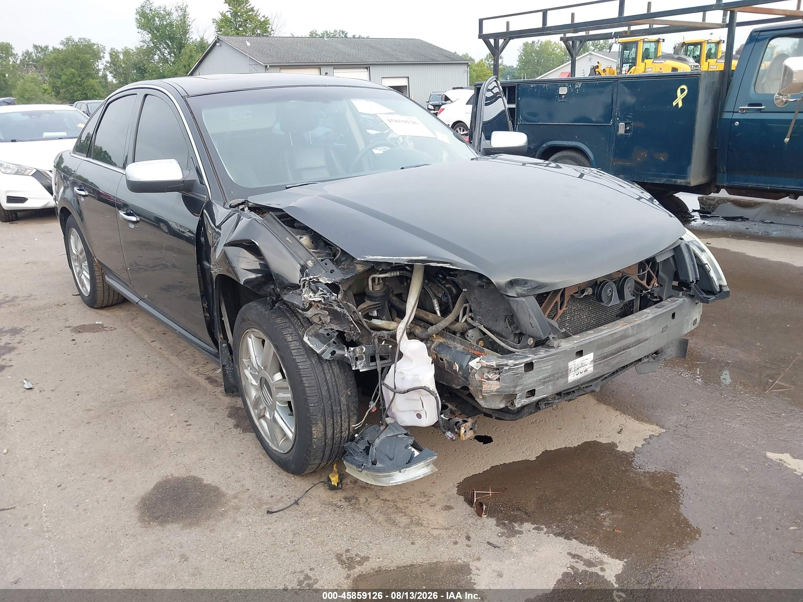 2009 Mercury Sable Premier Black vin: 1MEHM42W99G633194