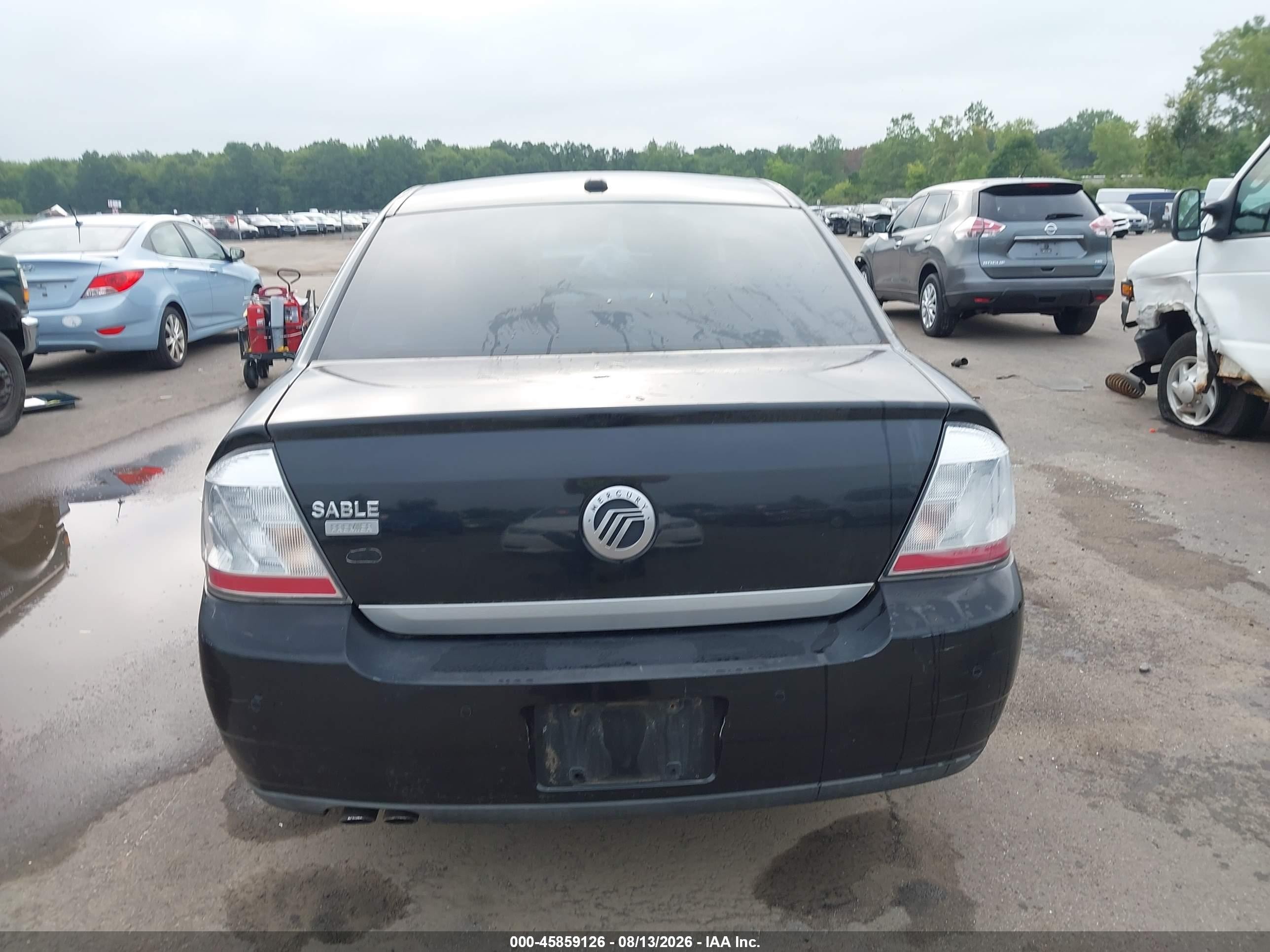 2009 Mercury Sable Premier Black vin: 1MEHM42W99G633194