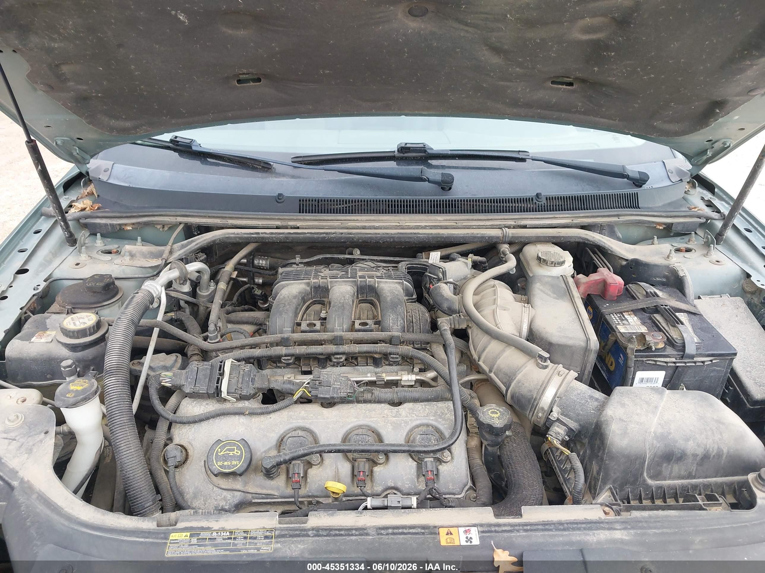 2008 Mercury Sable Premier Green vin: 1MEHM42WX8G602986