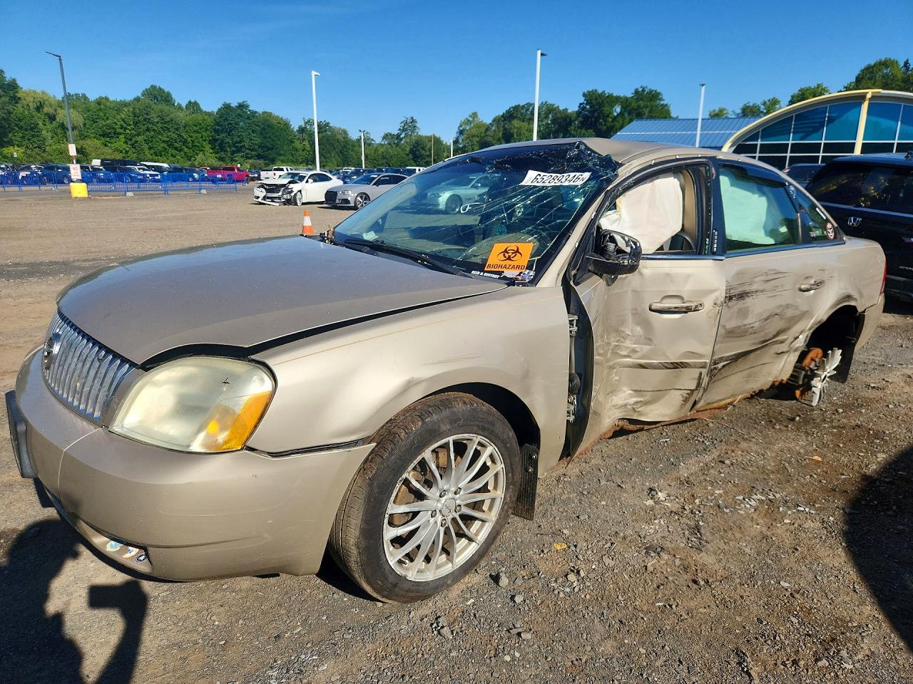 2005 Mercury Montego Premier Gold vin: 1MEHM43105G608648