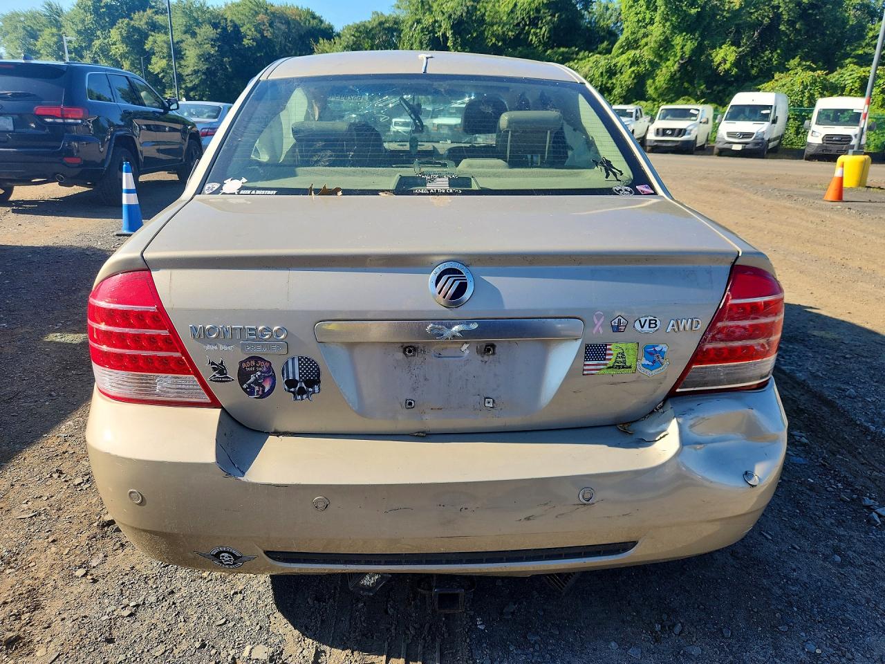 2005 Mercury Montego Premier Gold vin: 1MEHM43105G608648