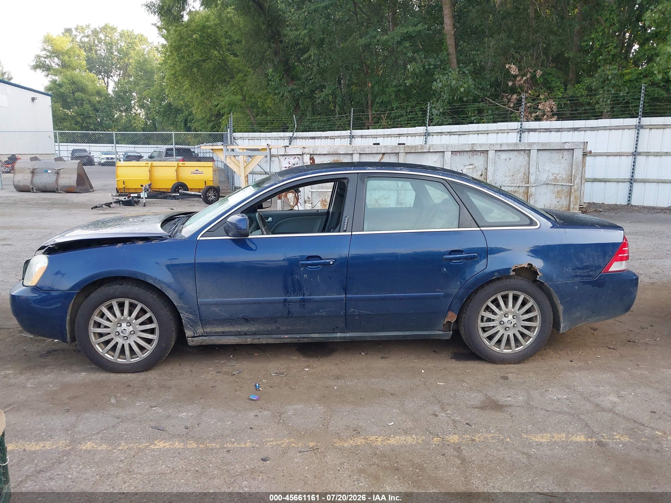 2006 Mercury Montego Premier Blue vin: 1MEHM43146G605298