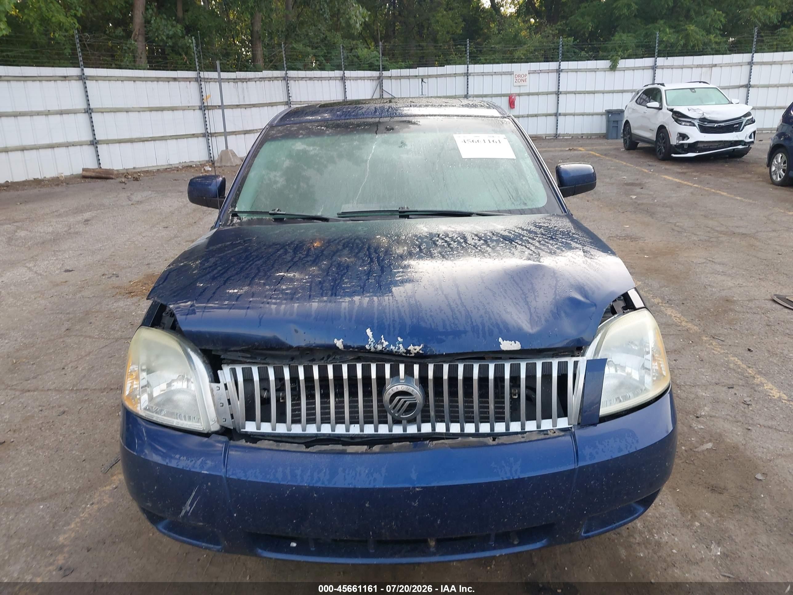 2006 Mercury Montego Premier Blue vin: 1MEHM43146G605298