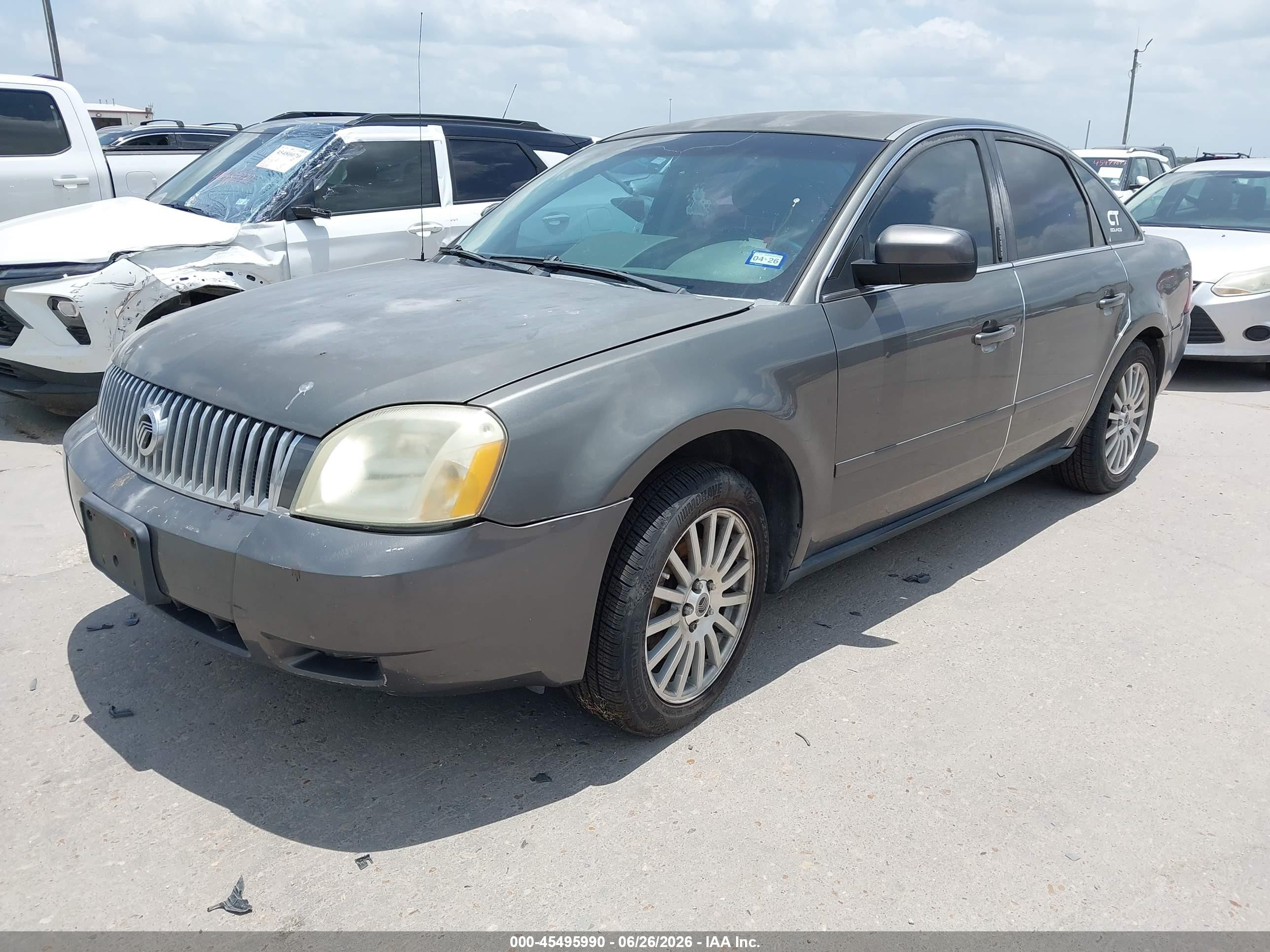 2005 Mercury Montego Premier Gray vin: 1MEHM43185G605657