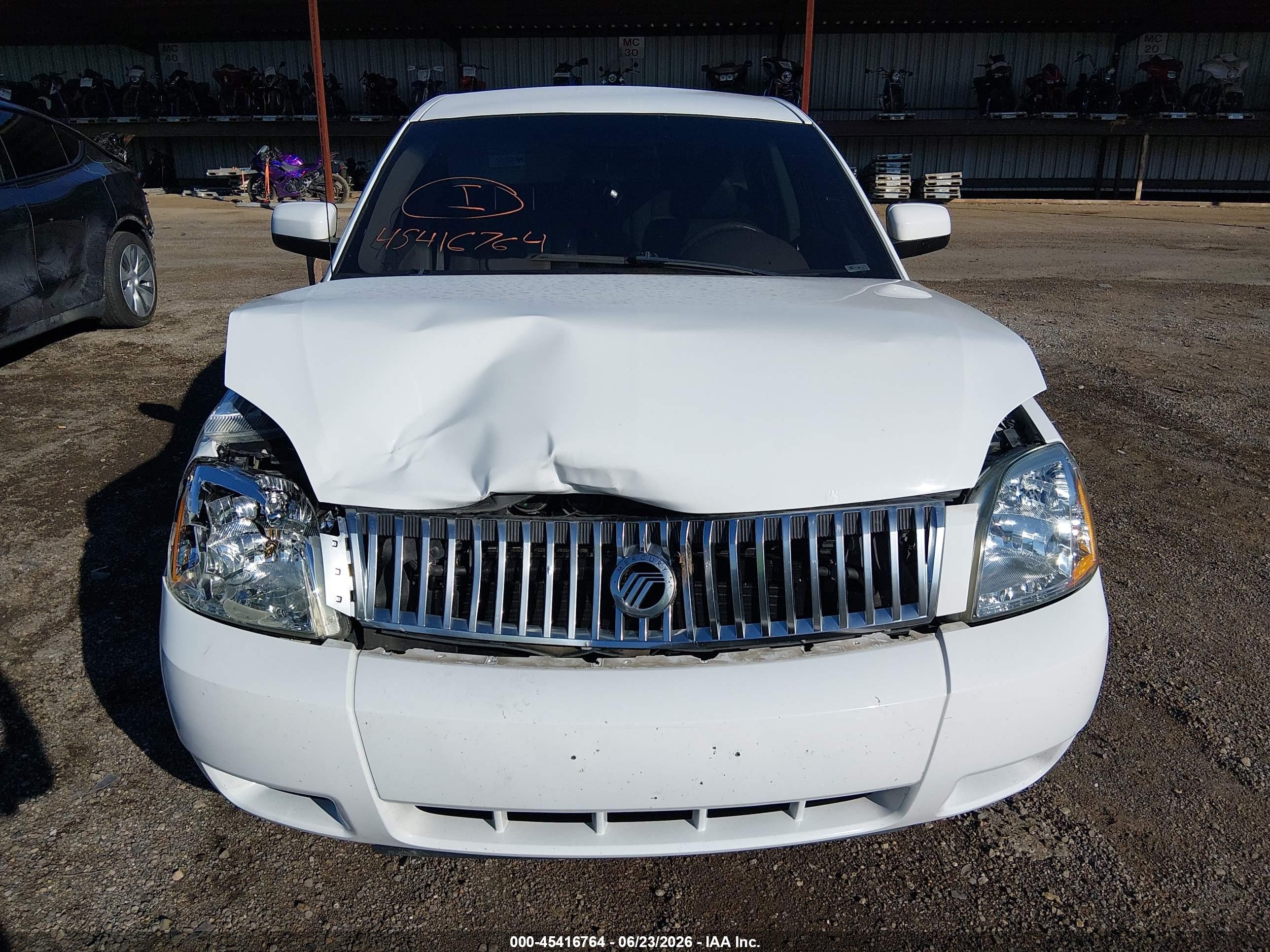 2005 Mercury Montego Premier Белый vin: 1MEHM431X5G625862
