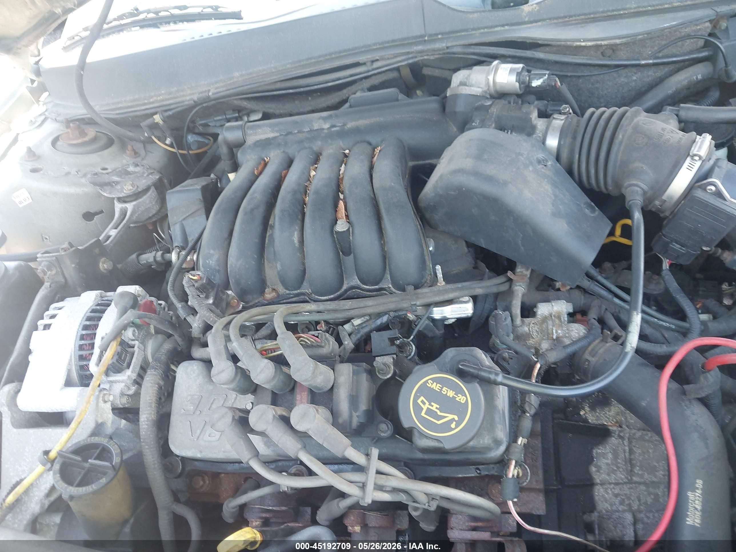 2003 Mercury Sable Gs Silver vin: 1MEHM50UX3A610248