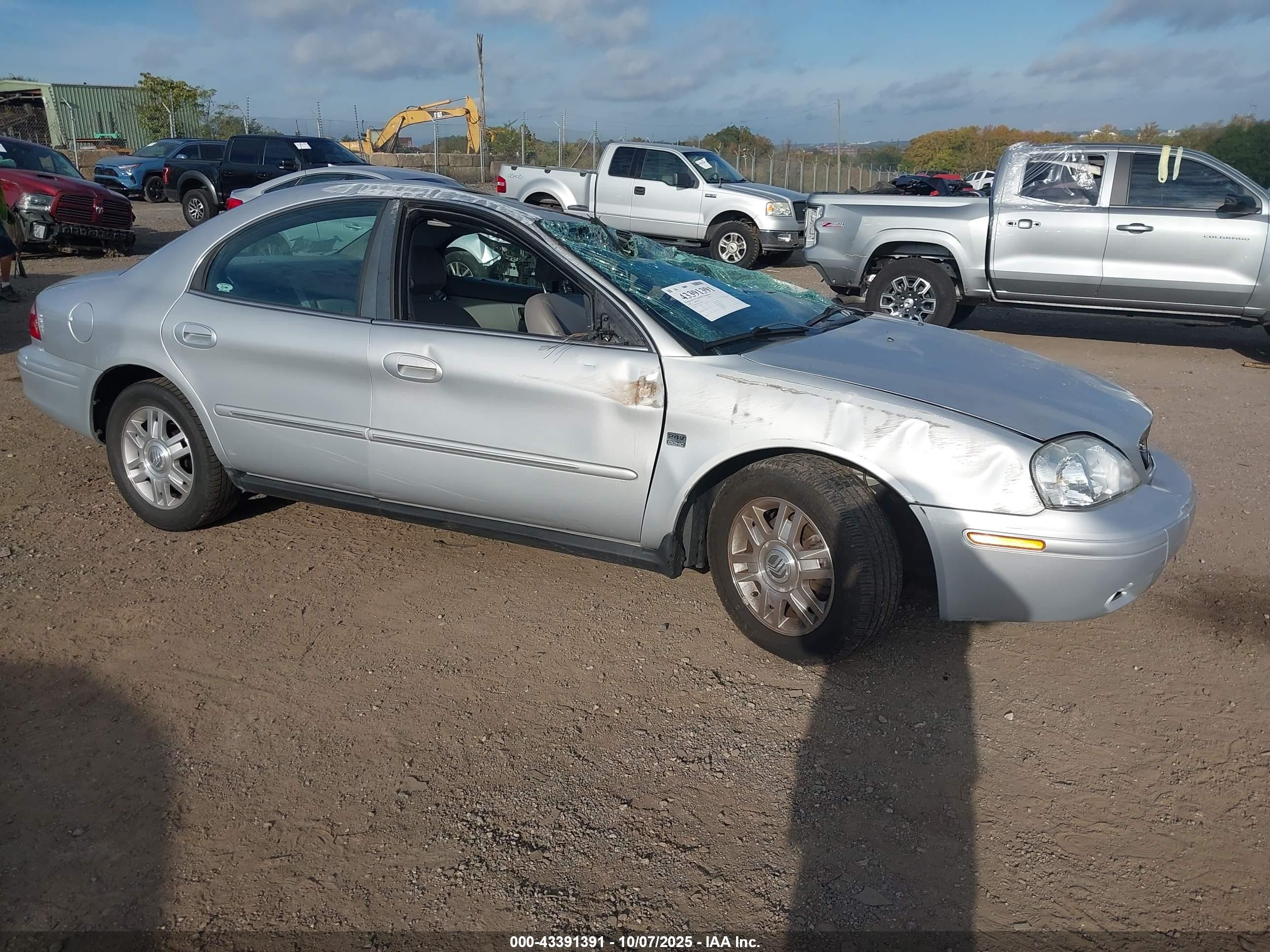 2005 Mercury Sable Ls Silver vin: 1MEHM55S05A621088