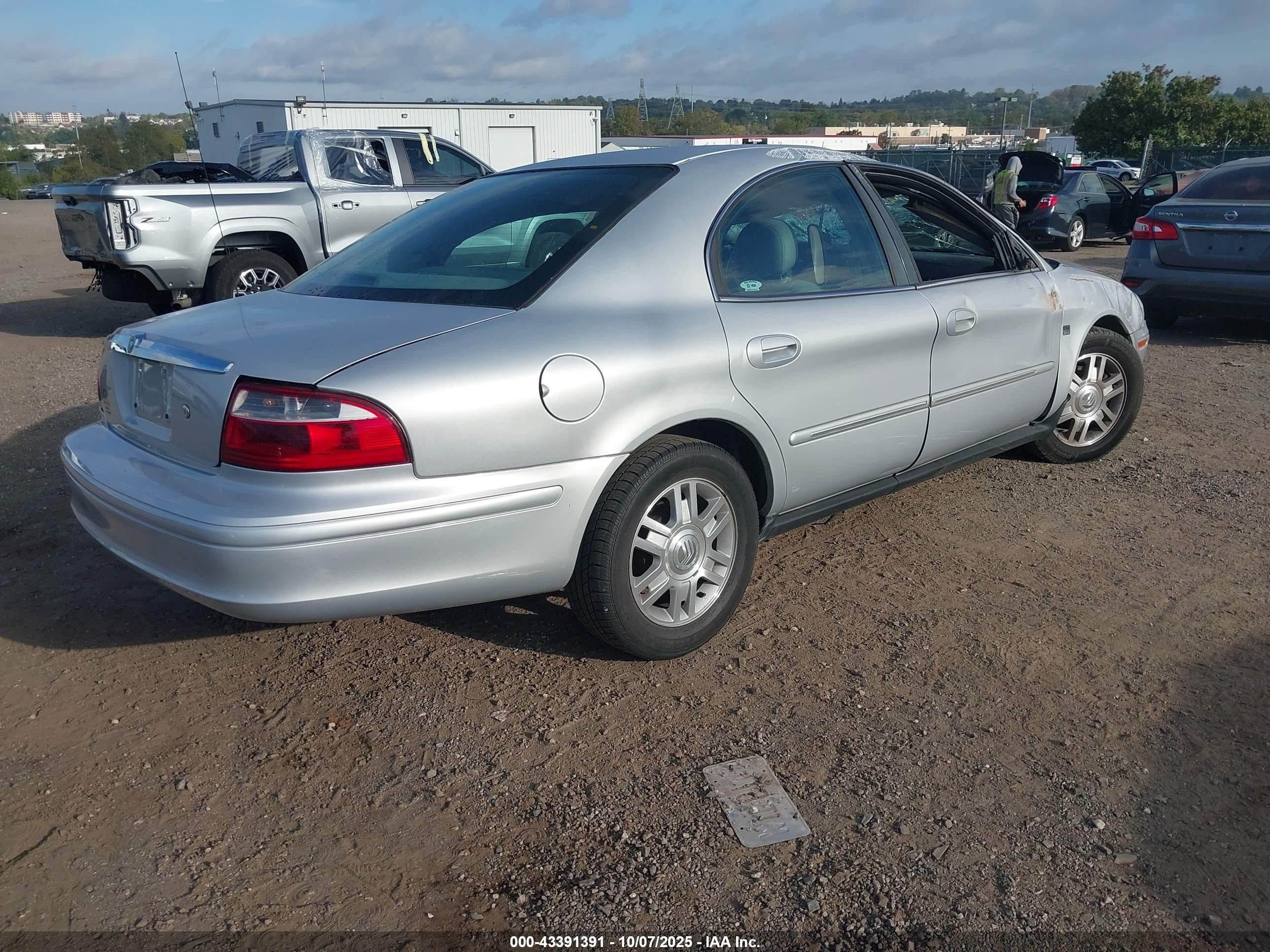 2005 Mercury Sable Ls Silver vin: 1MEHM55S05A621088
