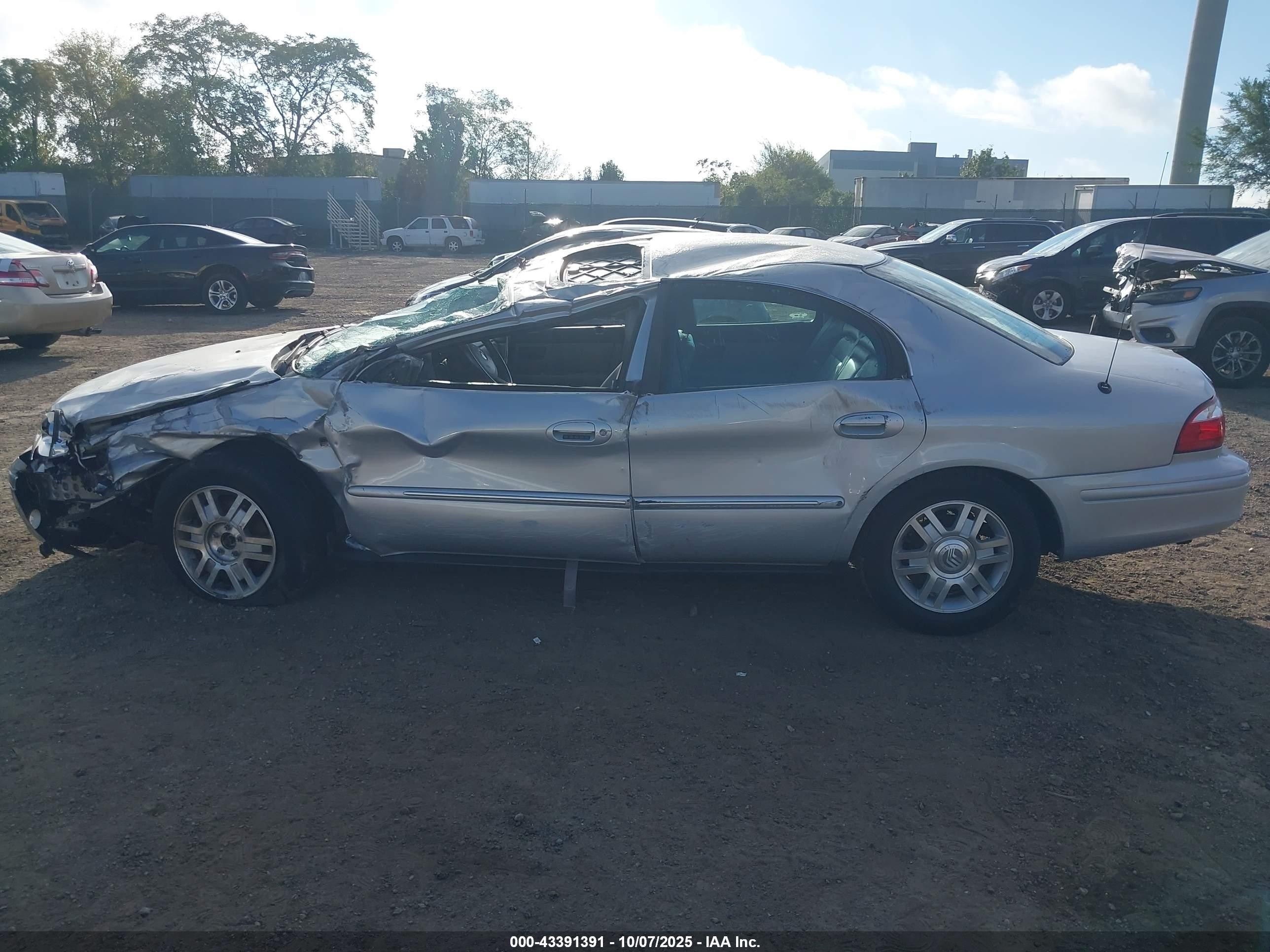2005 Mercury Sable Ls Silver vin: 1MEHM55S05A621088