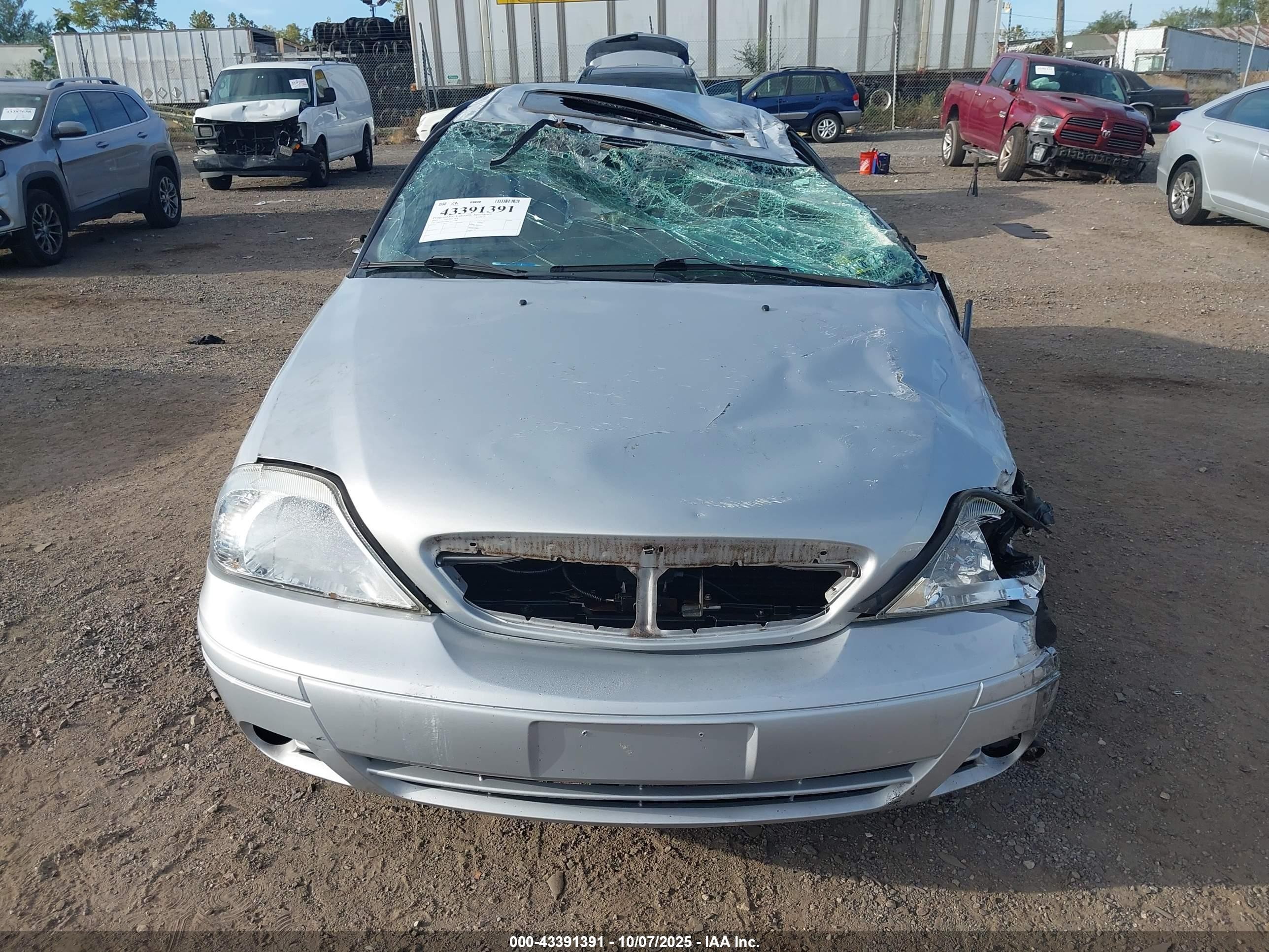 2005 Mercury Sable Ls Silver vin: 1MEHM55S05A621088
