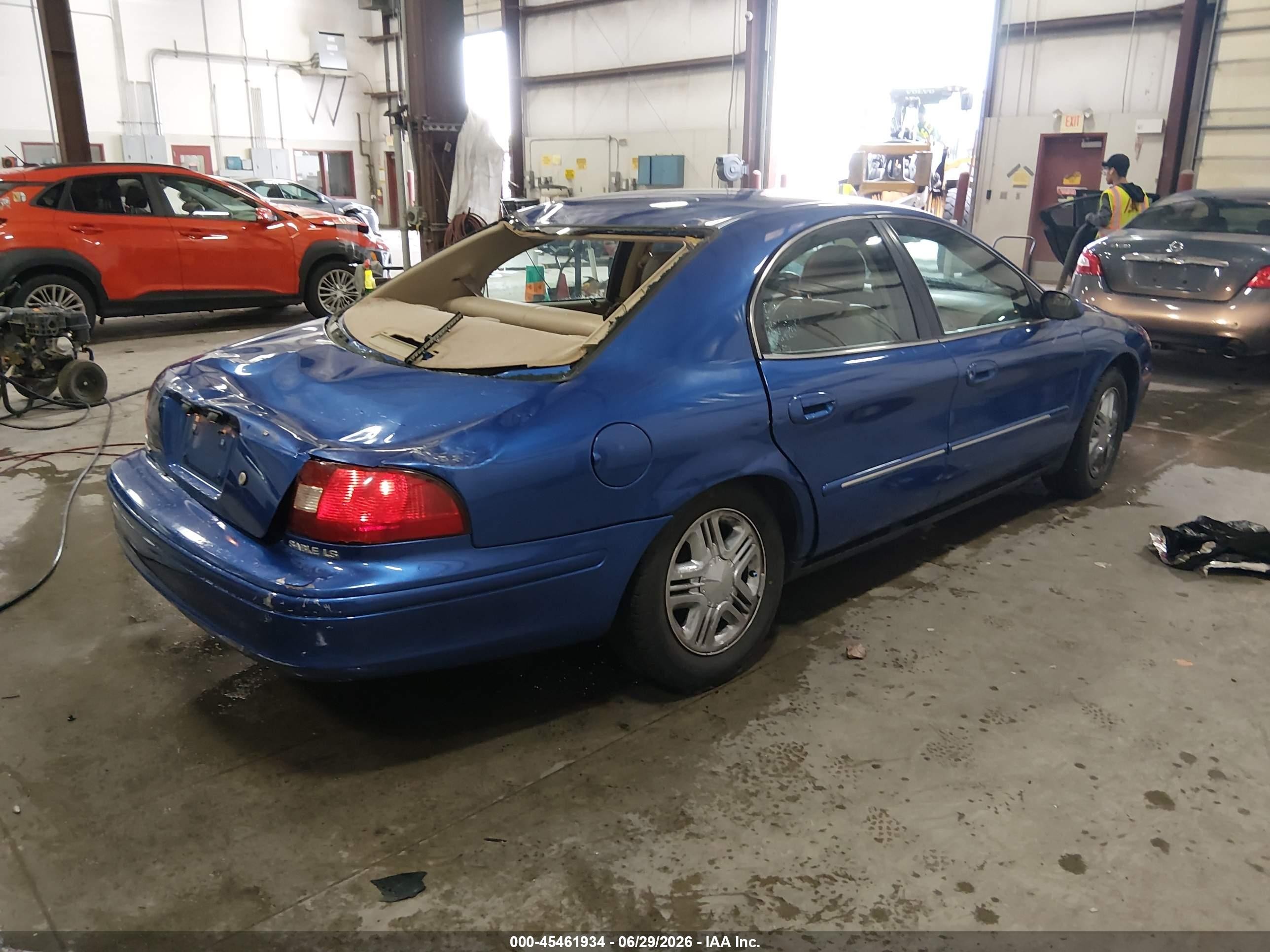 2003 Mercury Sable Ls Premium Blue vin: 1MEHM55S13G609283