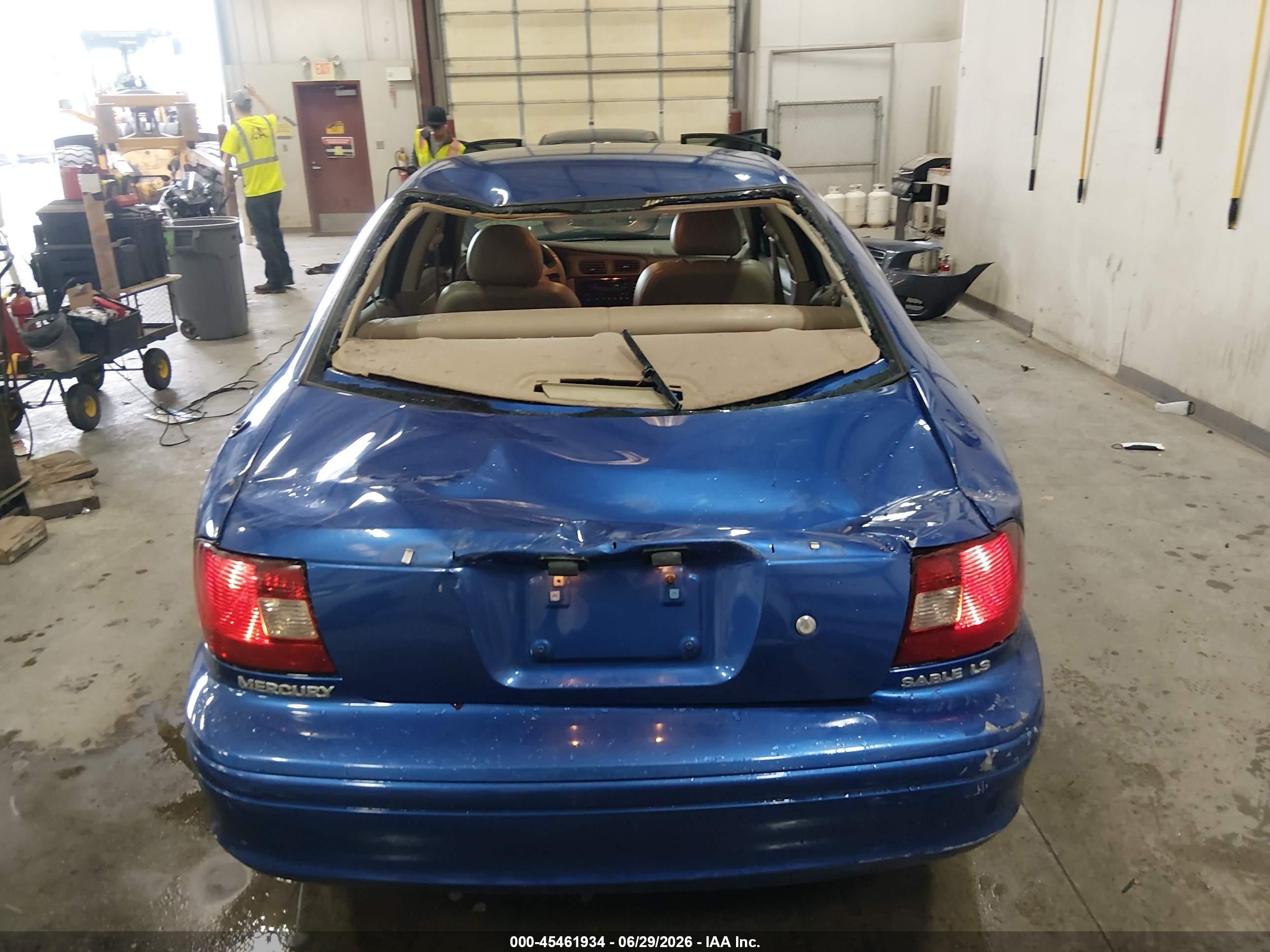 2003 Mercury Sable Ls Premium Blue vin: 1MEHM55S13G609283