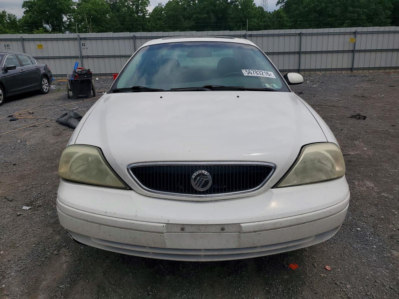 2001 Mercury Sable Ls Premium White vin: 1MEHM55S41A646330