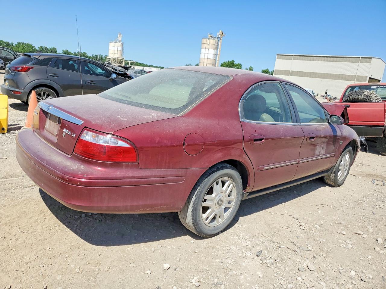 2004 Mercury Sable Ls Premium Maroon vin: 1MEHM55S44G607075