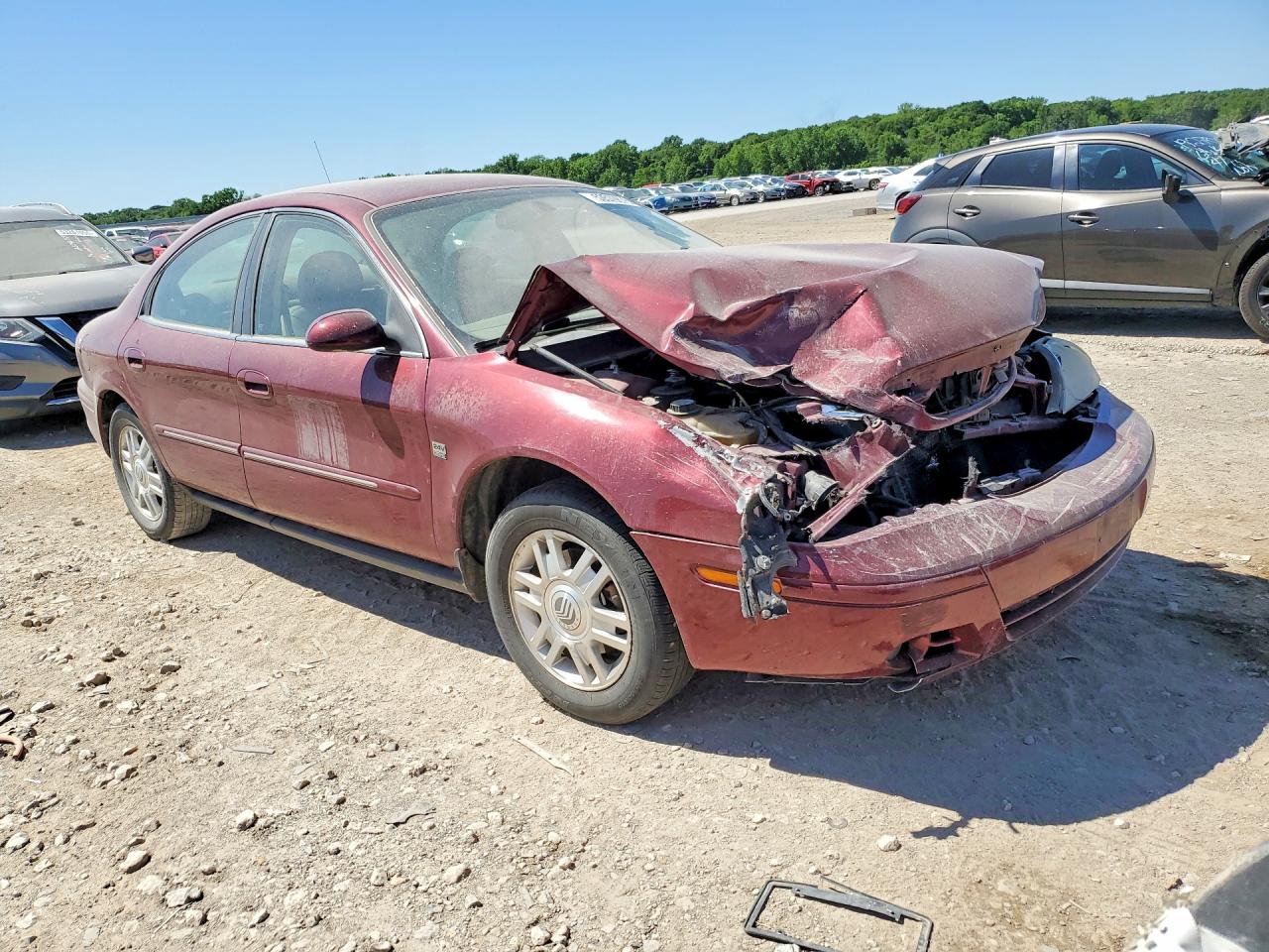 2004 Mercury Sable Ls Premium Maroon vin: 1MEHM55S44G607075