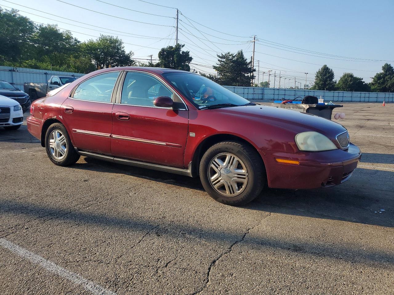 2004 Mercury Sable Ls Premium Burgundy vin: 1MEHM55S54A612465