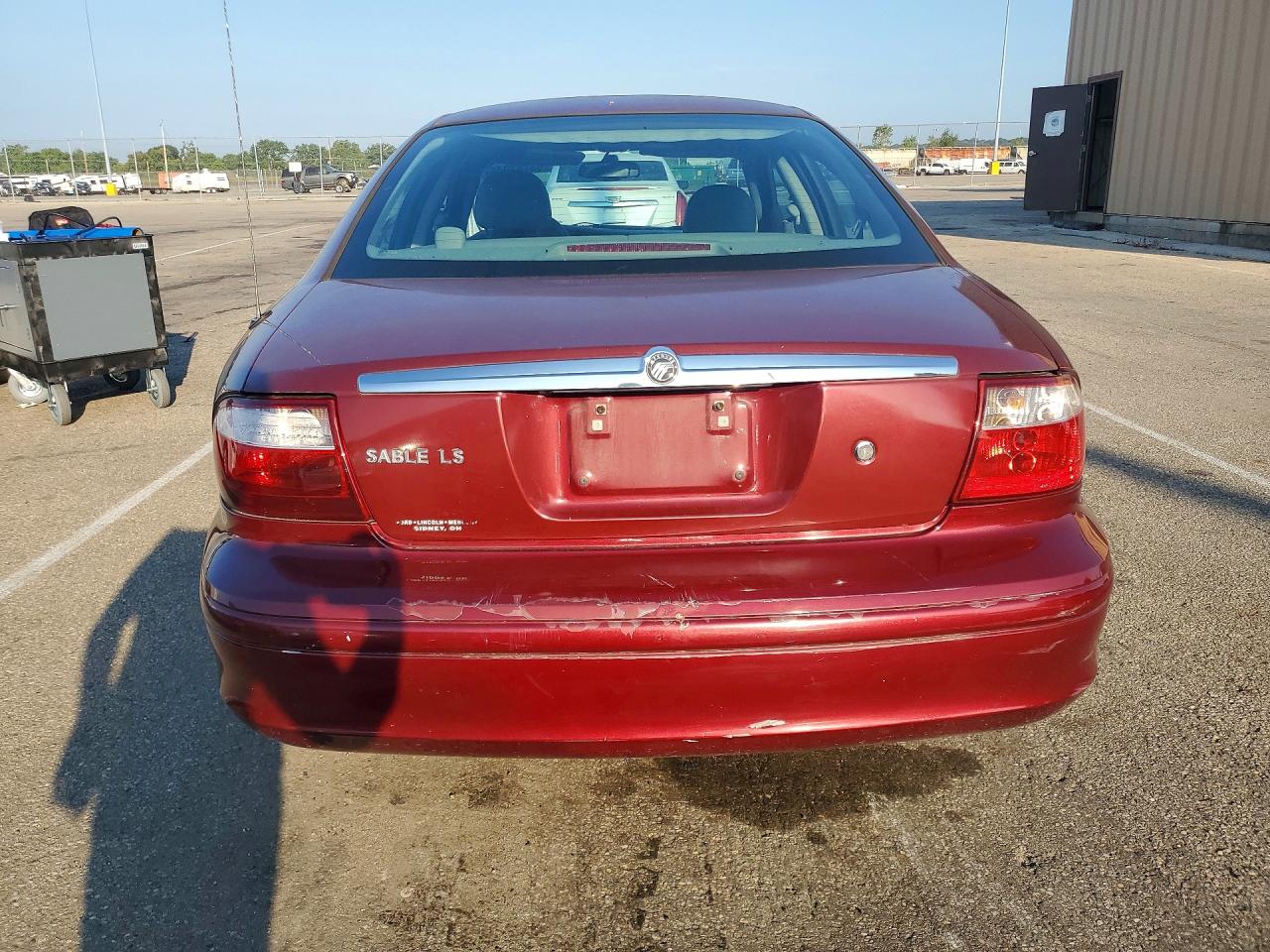 2004 Mercury Sable Ls Premium Burgundy vin: 1MEHM55S54A612465