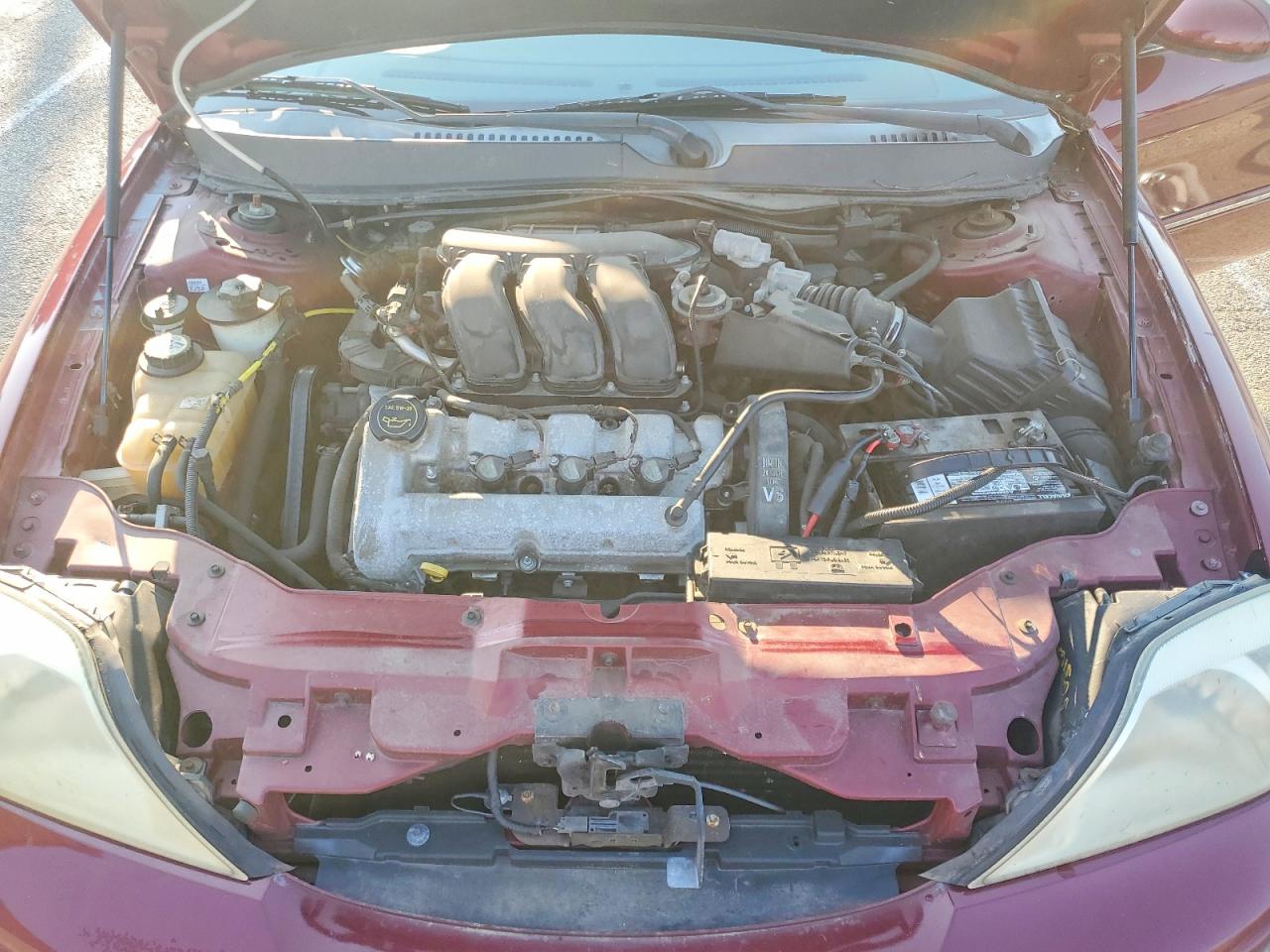 2004 Mercury Sable Ls Premium Burgundy vin: 1MEHM55S54A612465