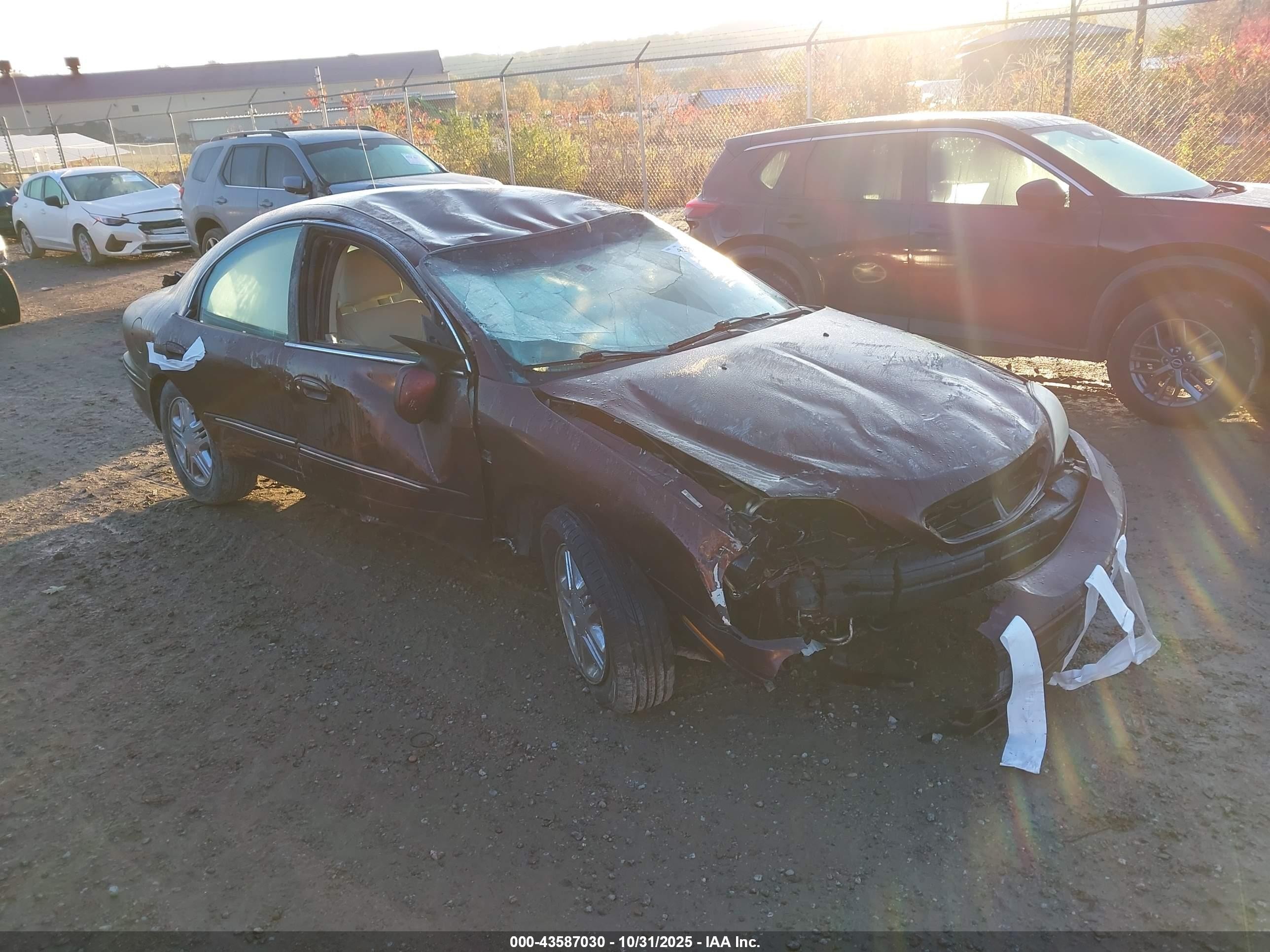 2001 Mercury Sable Ls Premium Maroon vin: 1MEHM55S81G620780