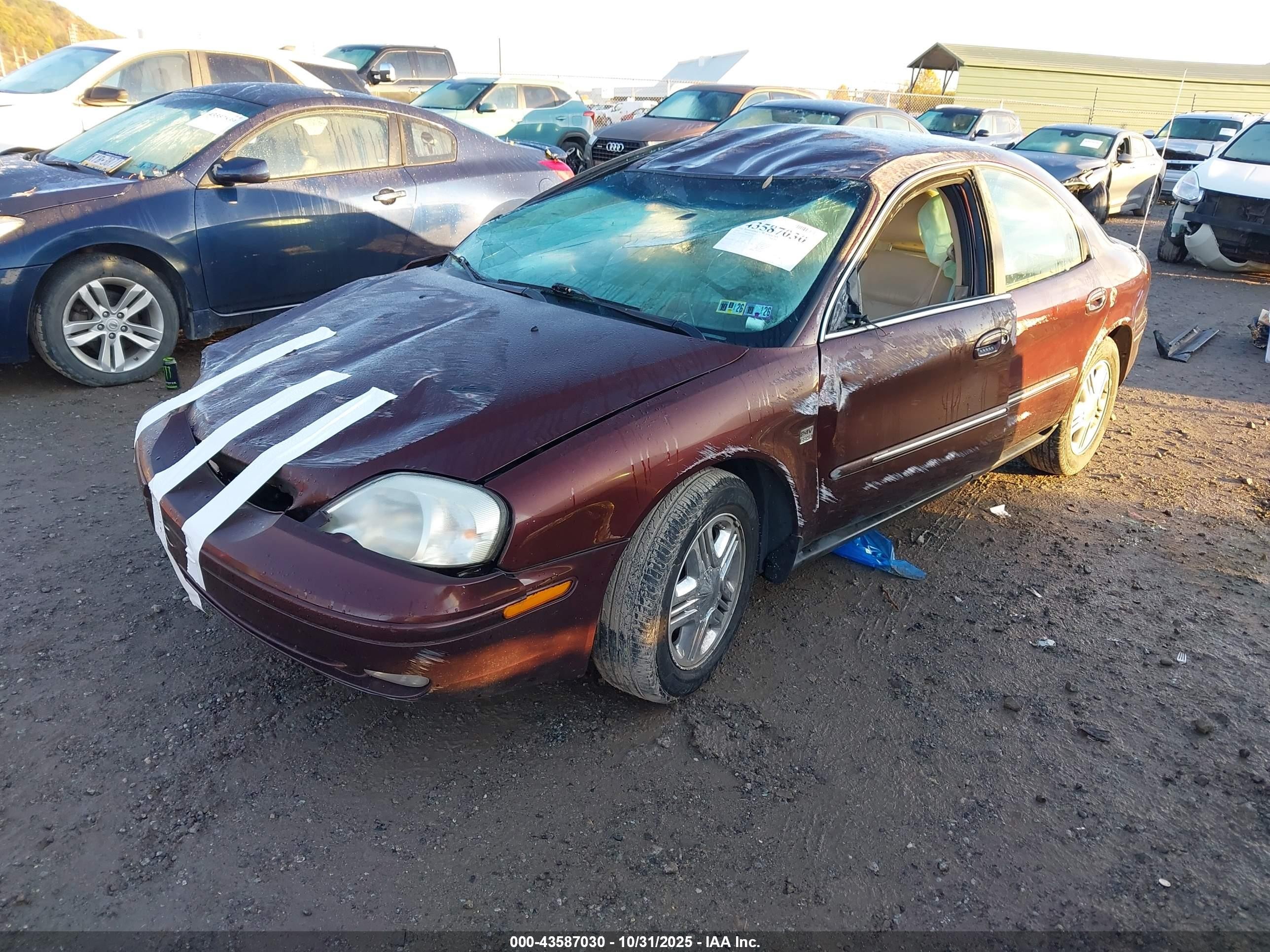 2001 Mercury Sable Ls Premium Maroon vin: 1MEHM55S81G620780