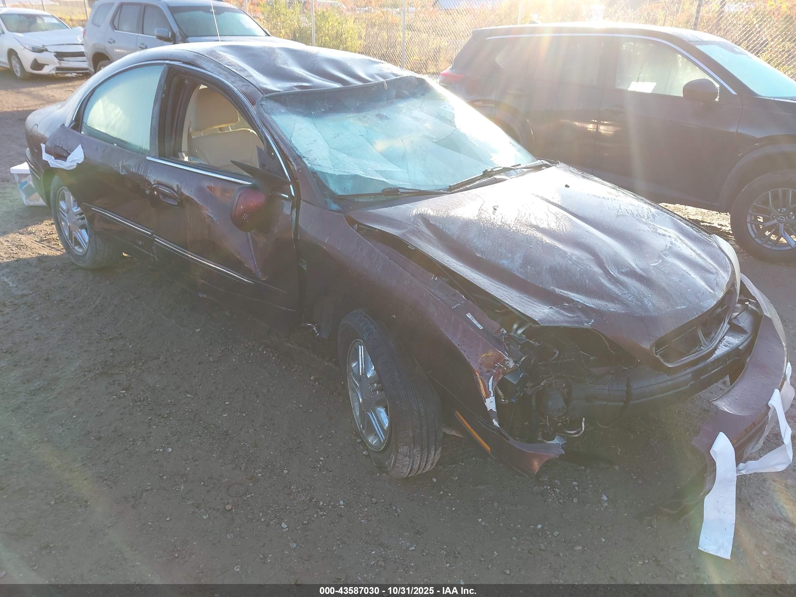 2001 Mercury Sable Ls Premium Maroon vin: 1MEHM55S81G620780