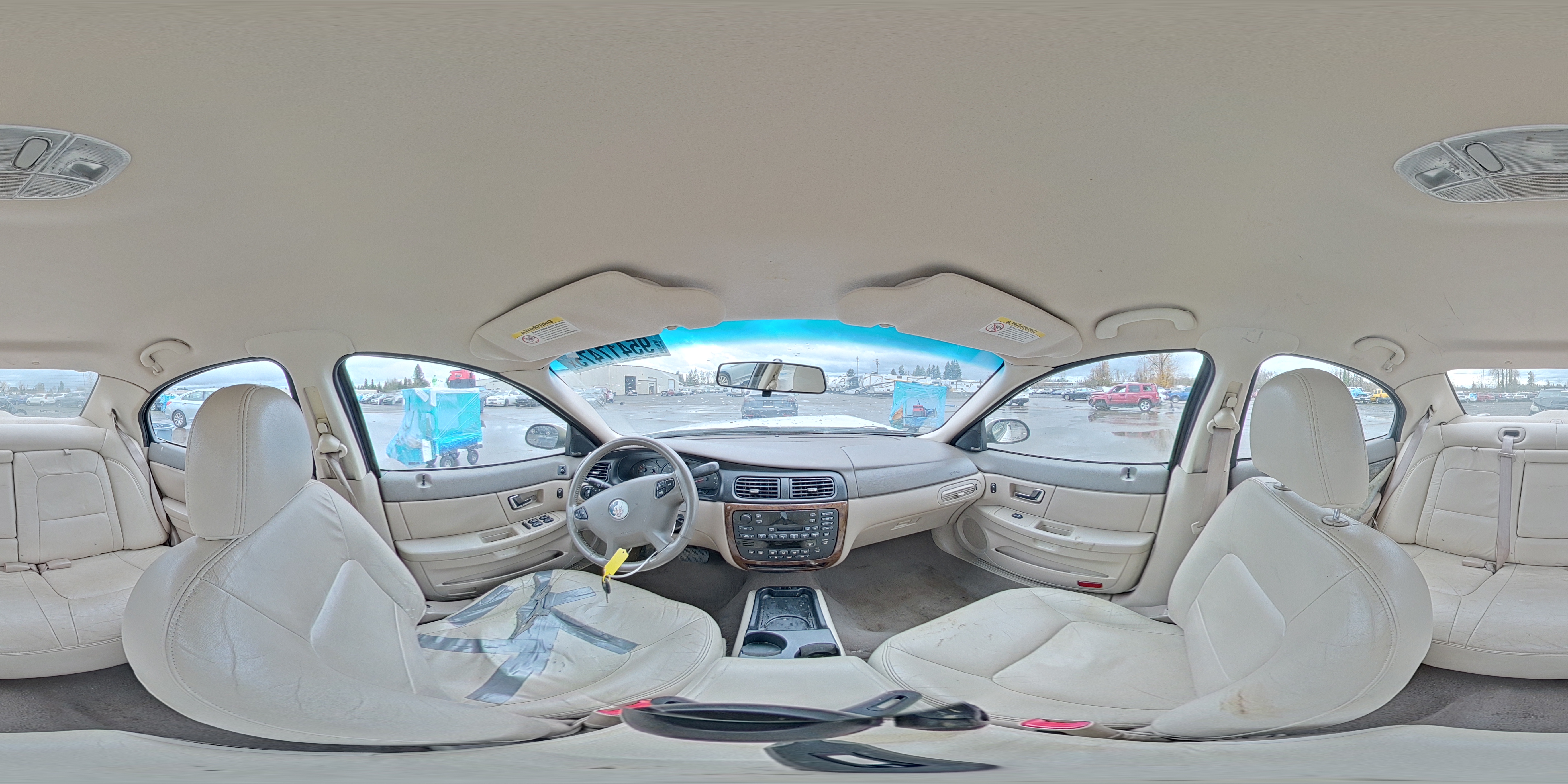 2001 Mercury Sable Ls Premium White vin: 1MEHM55S81G632086